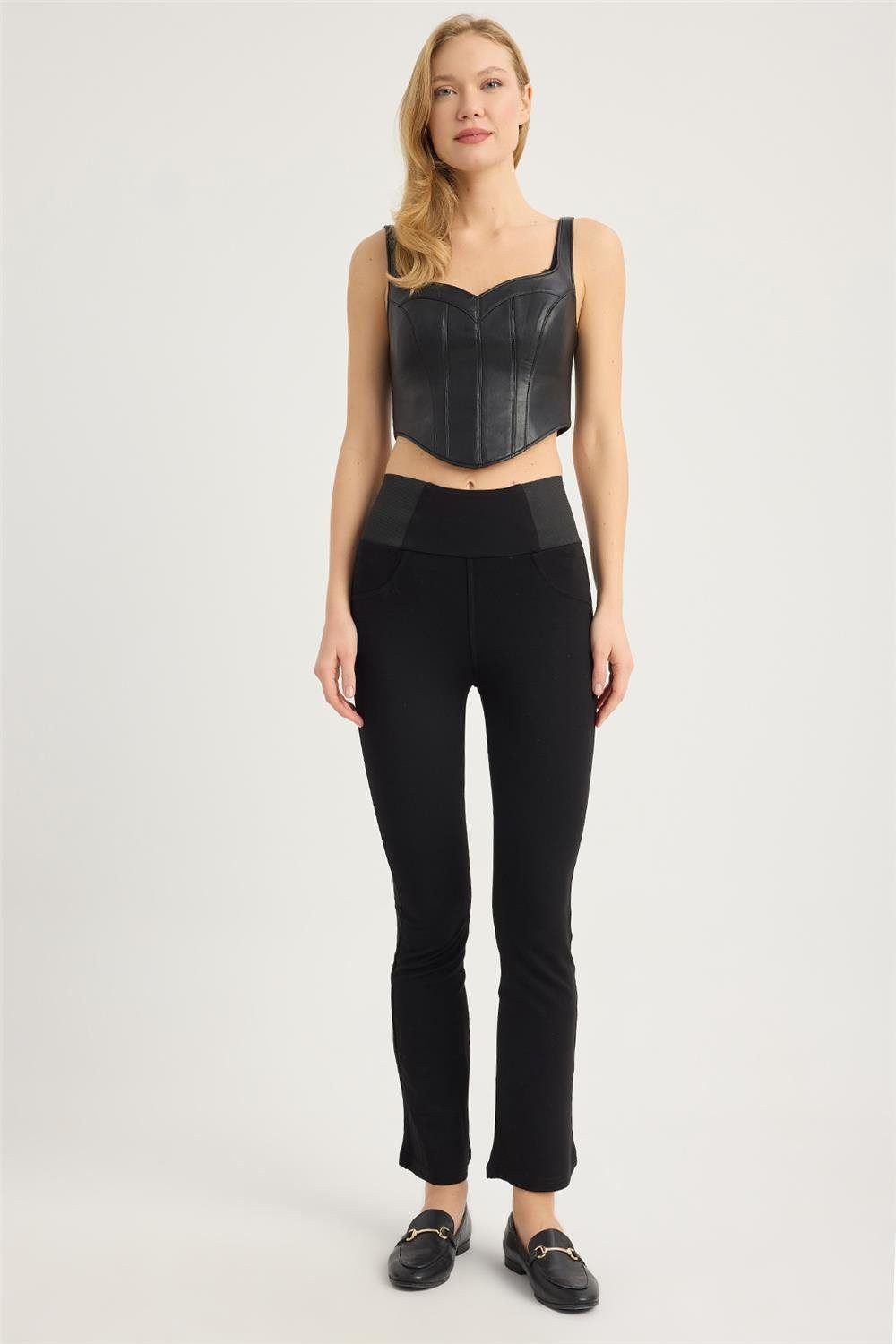 Bequeme Jeans Leggings-Hosen