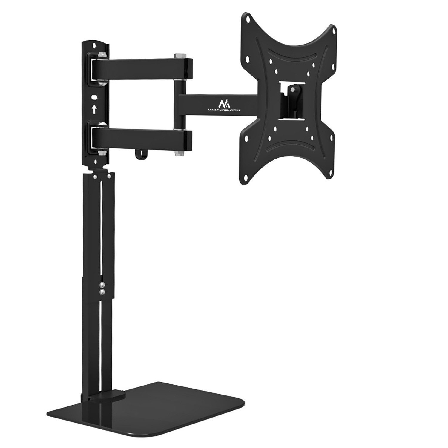 Maclean TV-Wandhalterung MC-771A, (bis 43,00 Zoll, 1-tlg., 23-43'' TV Wandhalterung mit Ablage)