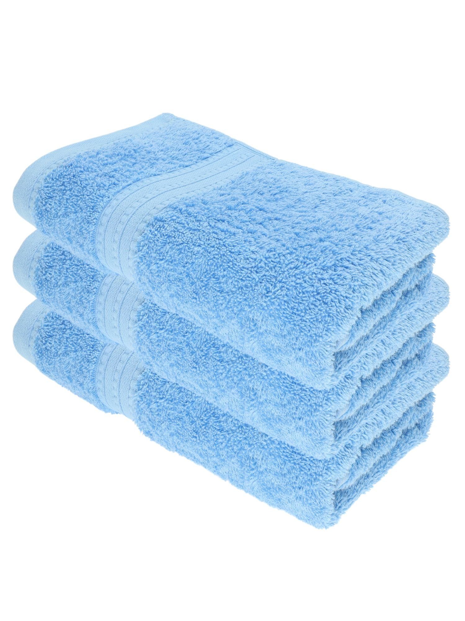 Julie Julsen Handtücher 3-Handtücher-Himmelblau, Bio-Baumwolle (3-St) günstig online kaufen
