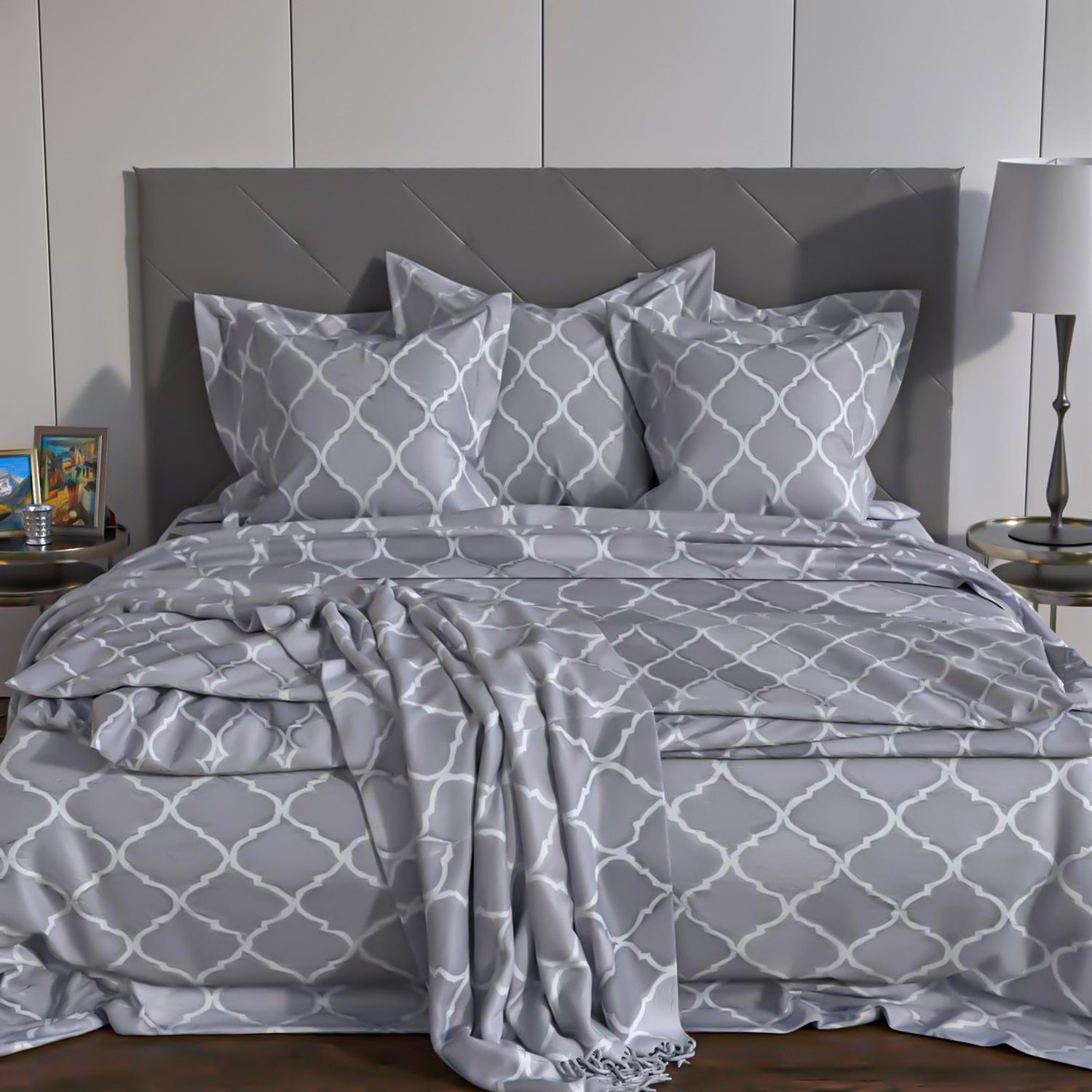 Intirilife Bettwäsche, Polyester, 2 teilig, Bettwäsche günstig online kaufen