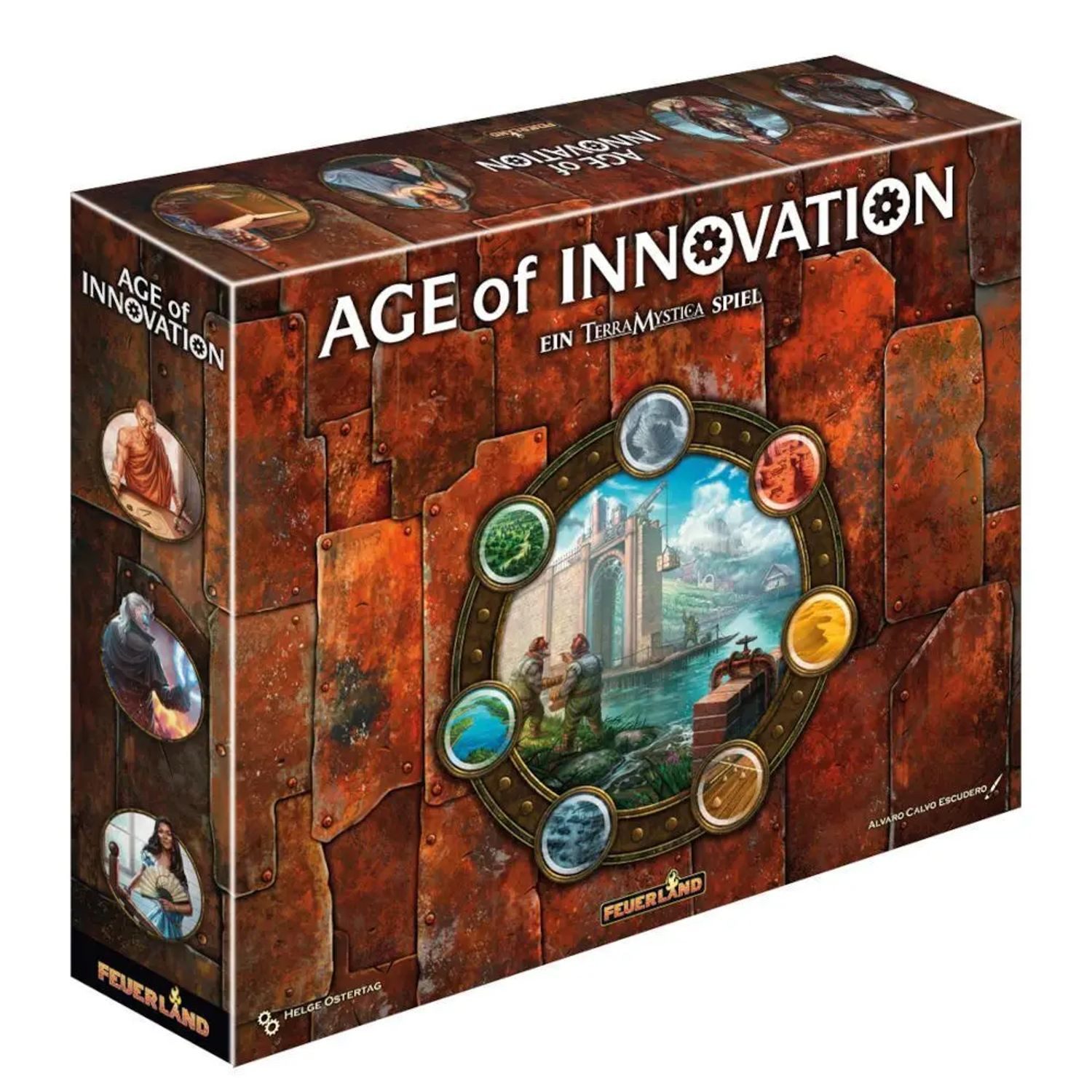 Feuerland Spiel Age of Innovation - DE