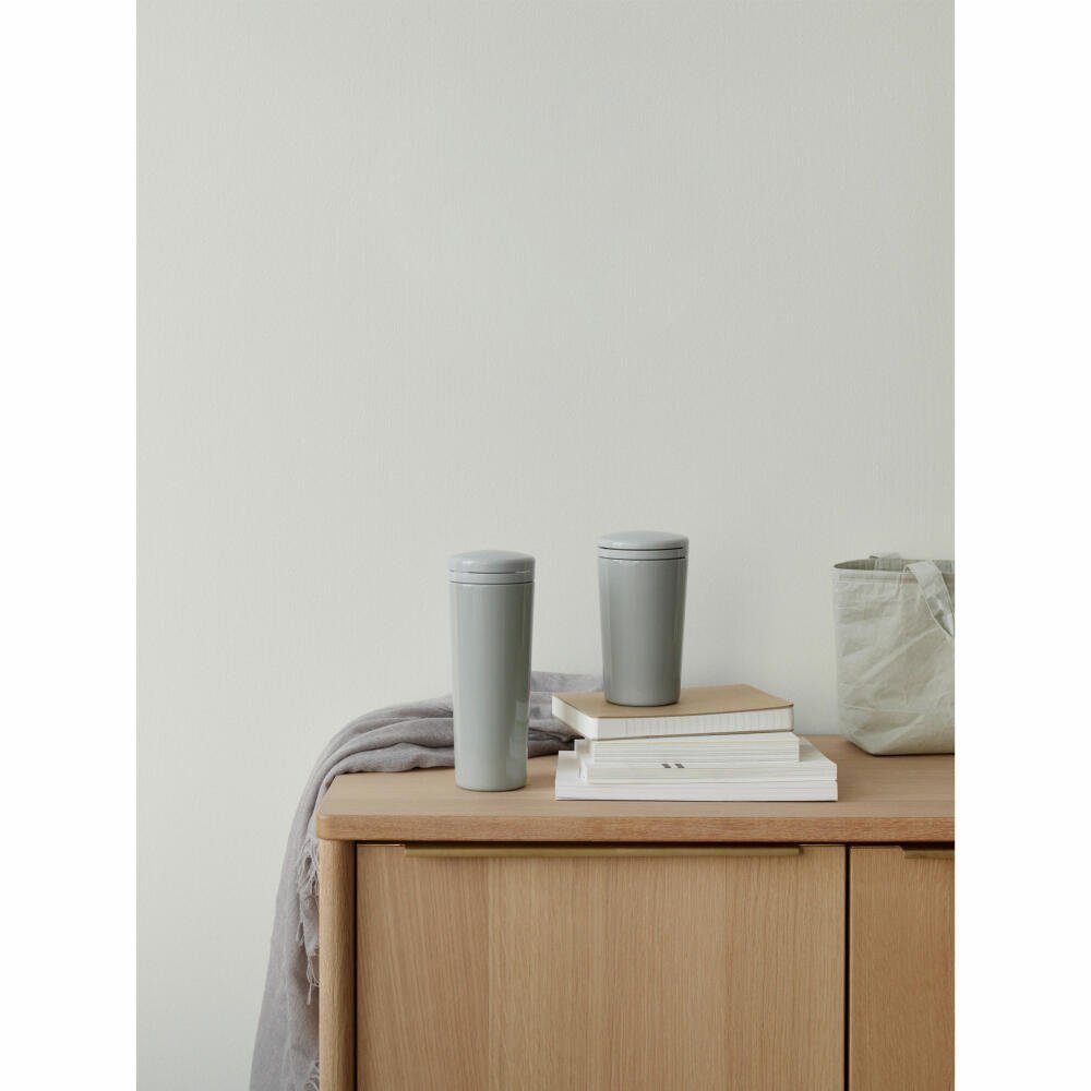 Stelton Thermobecher Carrie Grey ml, Edelstahl, Kunststoff 400 Light