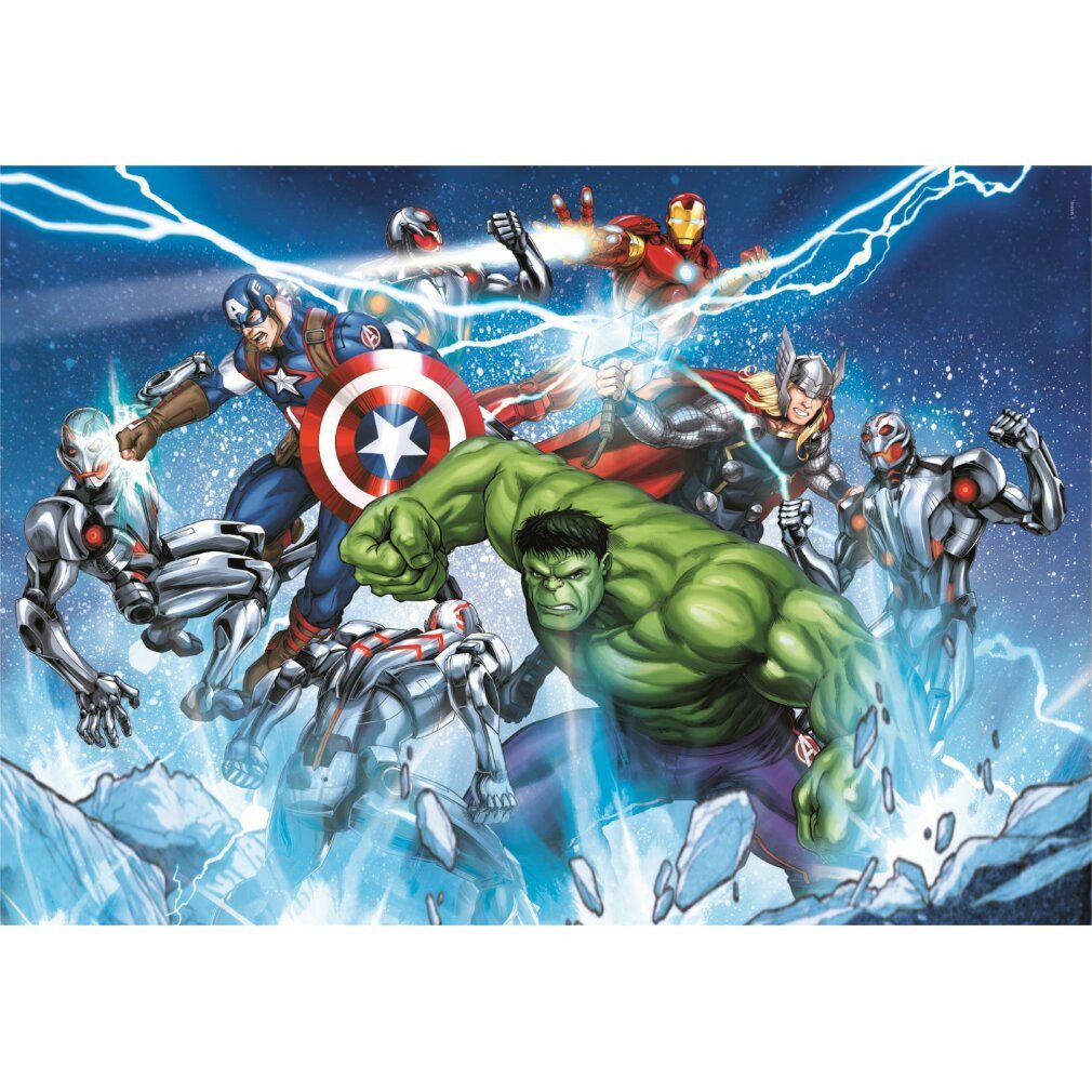 Clementoni® Puzzle CLEMENTONI Puzzle Marvel: Avengers 104 Teile, Puzzleteile