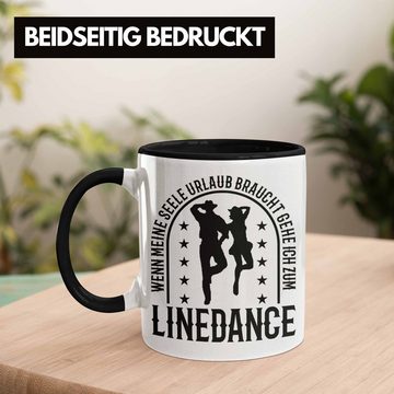 Trendation Tasse Lustige Tasse für Line Dance Fans Spruch Line Dance Tänzerin