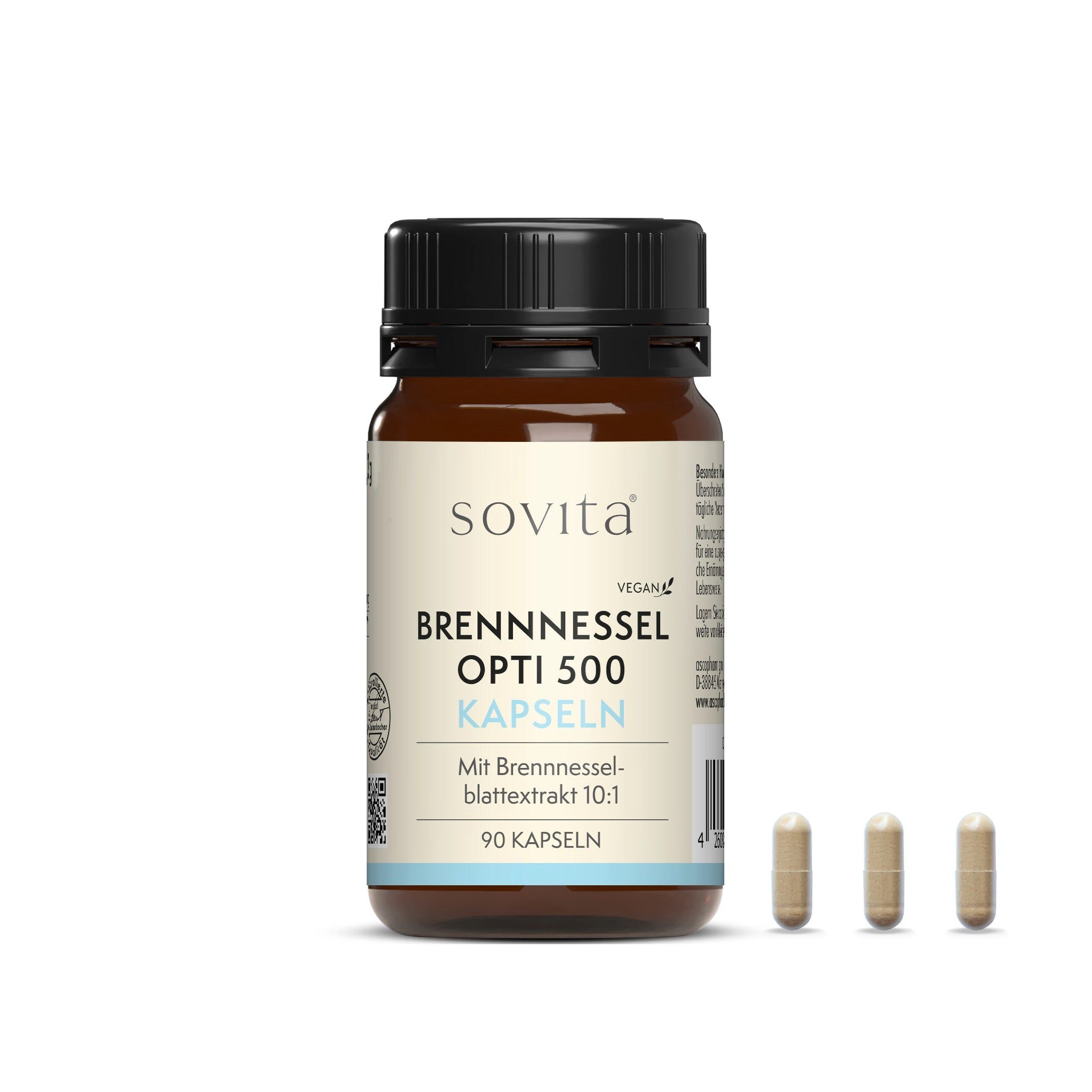 Ascopharm sovita Brennnessel Opti 500 Kapseln 1, 1 er