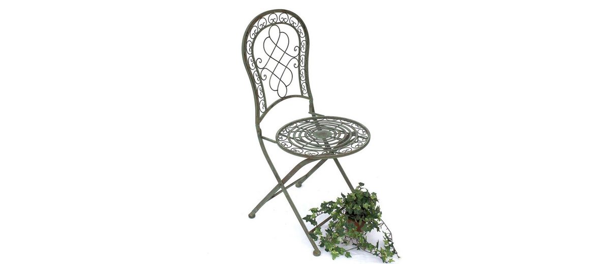 DanDiBo Gartenstuhl »Metall Malega Patina 12185 Metallstuhl Stuhl