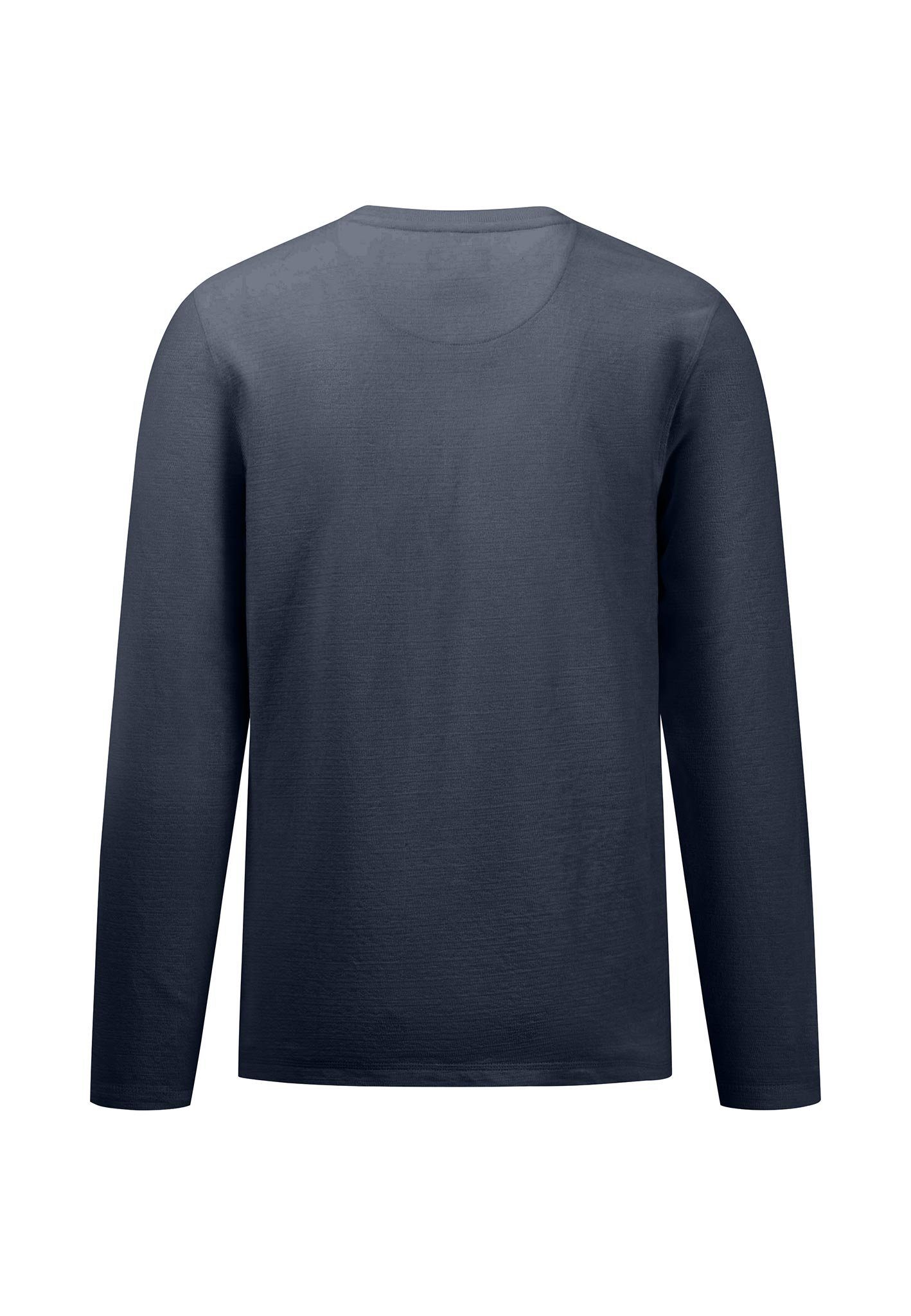 FYNCH-HATTON Langarmshirt mit kurzer Knopfleiste günstig online kaufen