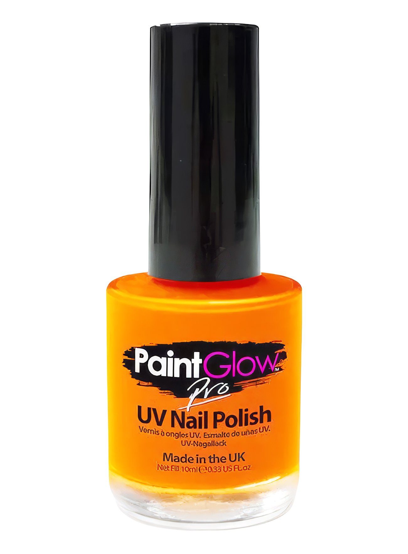 Metamorph Kunstfingernägel Neon UV Nagellack orange, Intensiver Glanz für mehr Drama!