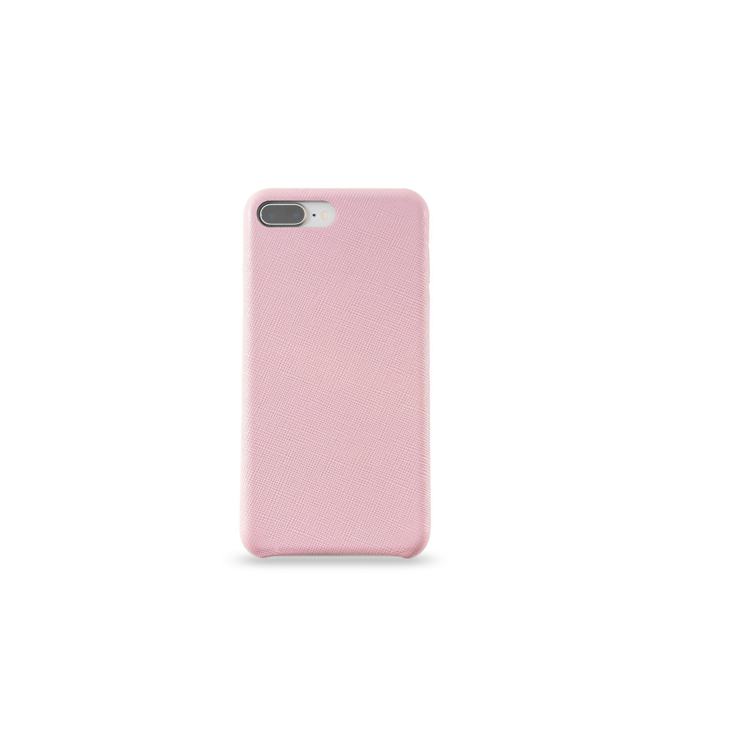 KMP Creative Lifesytle Product Handyhülle Echtleder Schutzhülle für iPhone 8 Plus Rose 5,5 Zoll