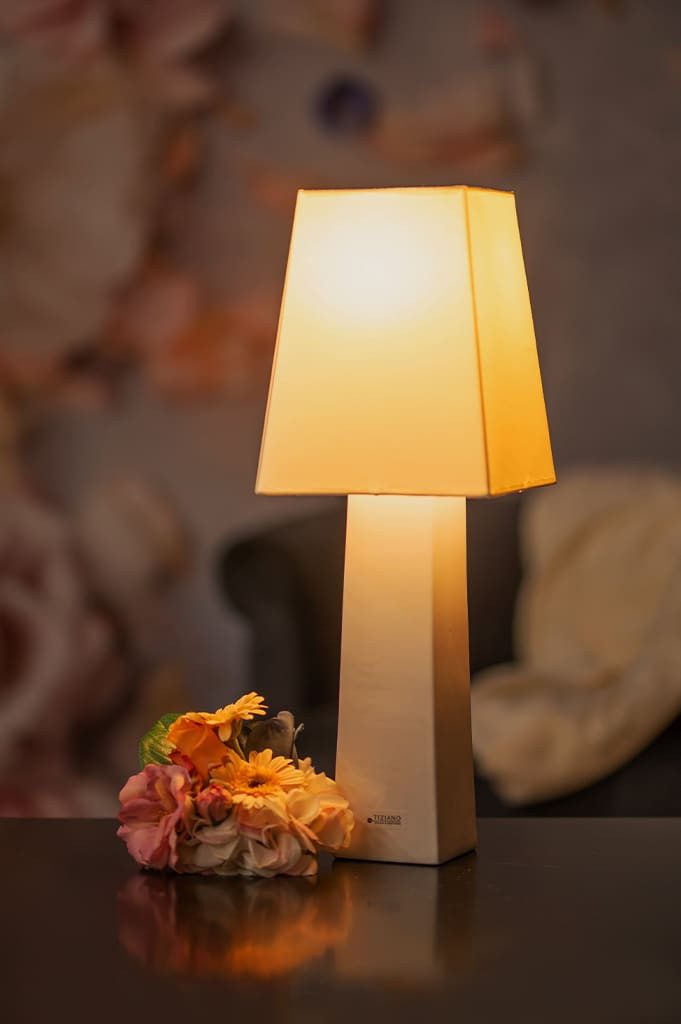 TIZIANO - DESIGN & EMOTIONS Dekofigur Lampe Salietto creme