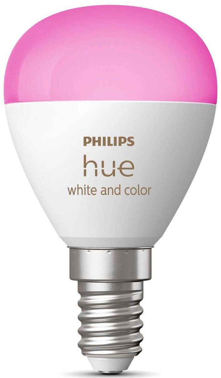 White 1 Hue Philips St., Farbwechsler Color, E14, LED-Leuchtmittel &