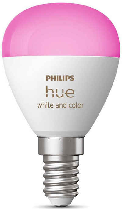 Philips Hue White & Color LED-Leuchtmittel, E14, 1 St., Farbwechsler