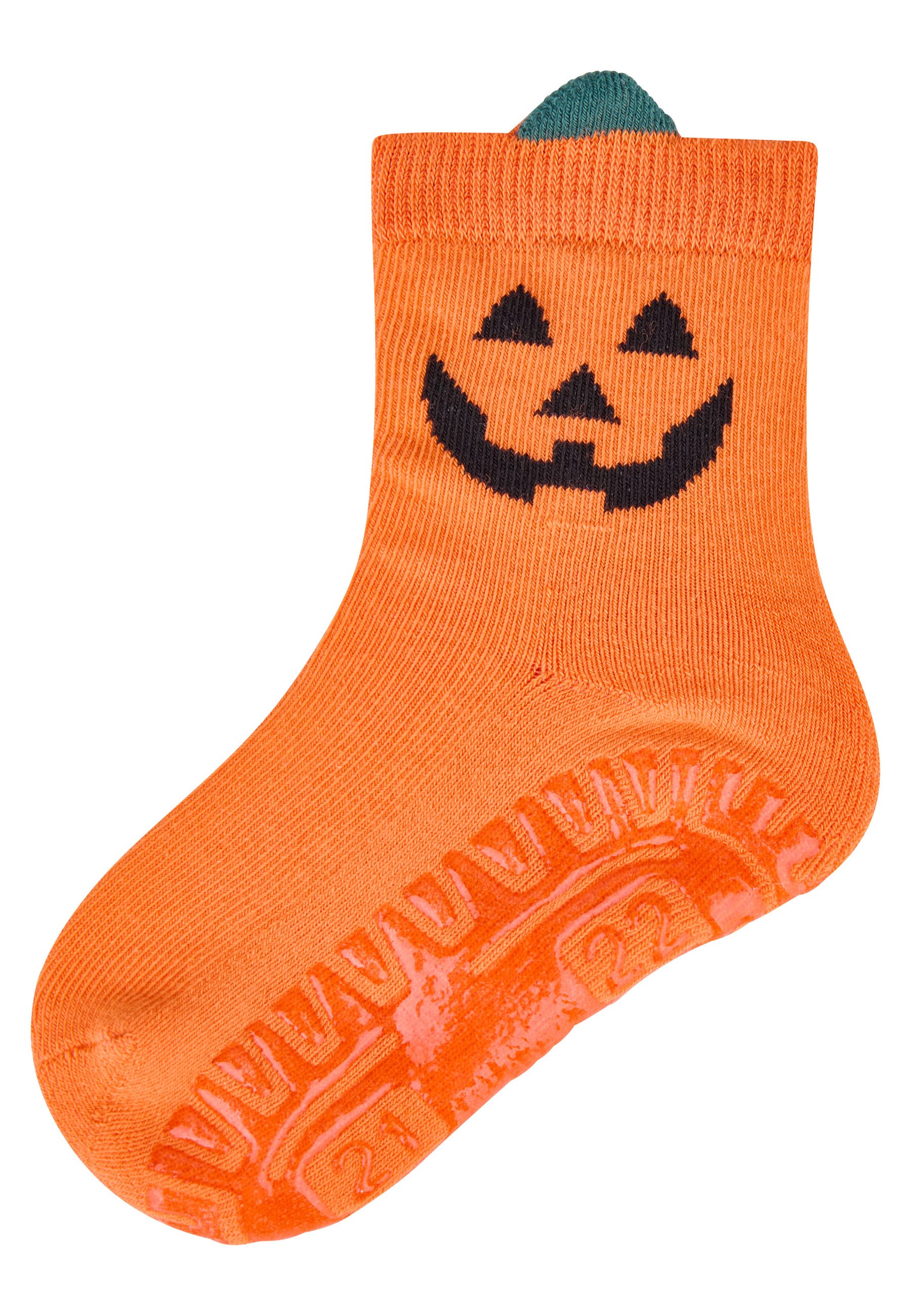 Sterntaler® ABS-Socken Fliesen Flitzer AIR Kürbis