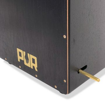 Pur-Percussion Cajon Vision SP PRO Black und Gold