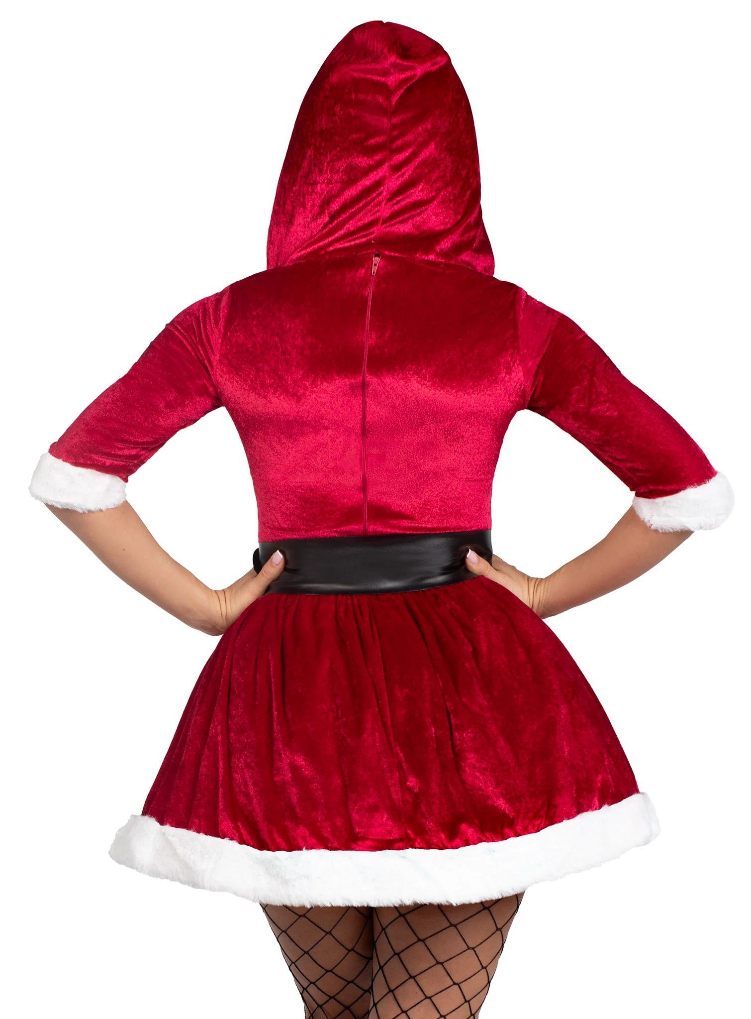 Leg Avenue Kostüm Nikoläusin, Zauberhaftes Weihnachtsfrau Kostüm für die Adventszeit