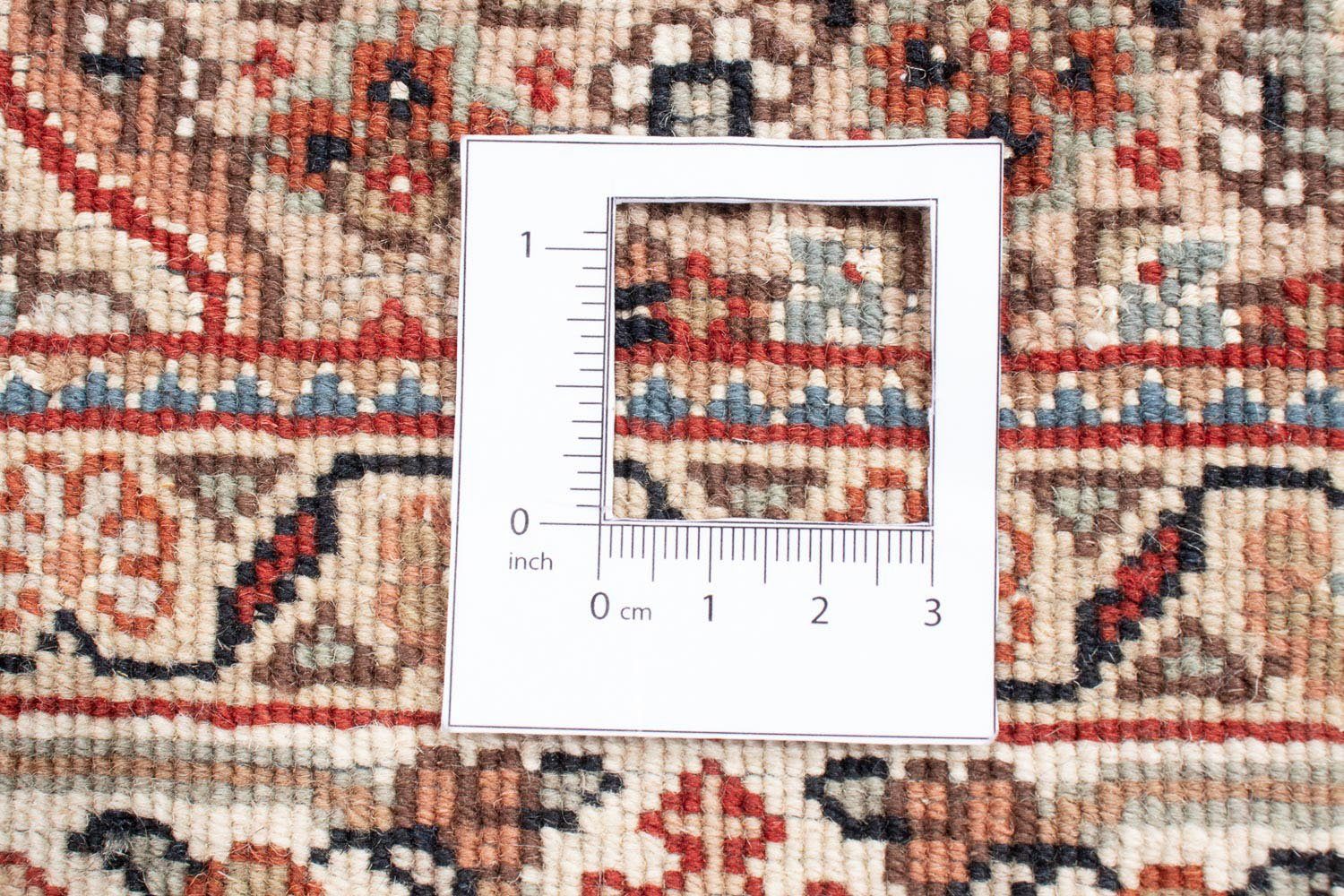 Orientteppich Perser - Täbriz cm 185 123 Handgeknüpft, morgenland, 10 x Zertifikat dunkelblau, - mm, Einzelstück mit - Höhe: rechteckig, Wohnzimmer