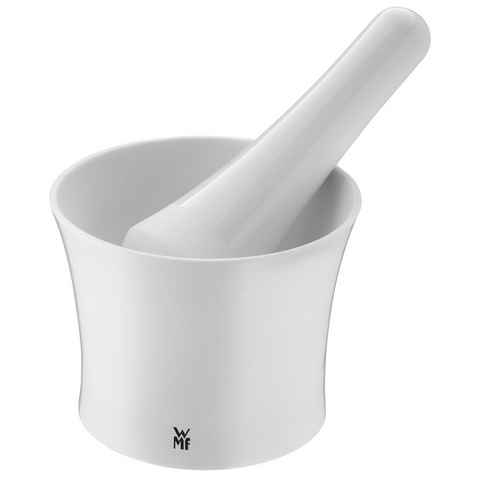 WMF Mörser Gourmet, (2-tlg., 1x Mörser (12 cm, Höhe 10 cm), 1x Stößel (Länge 16 cm)