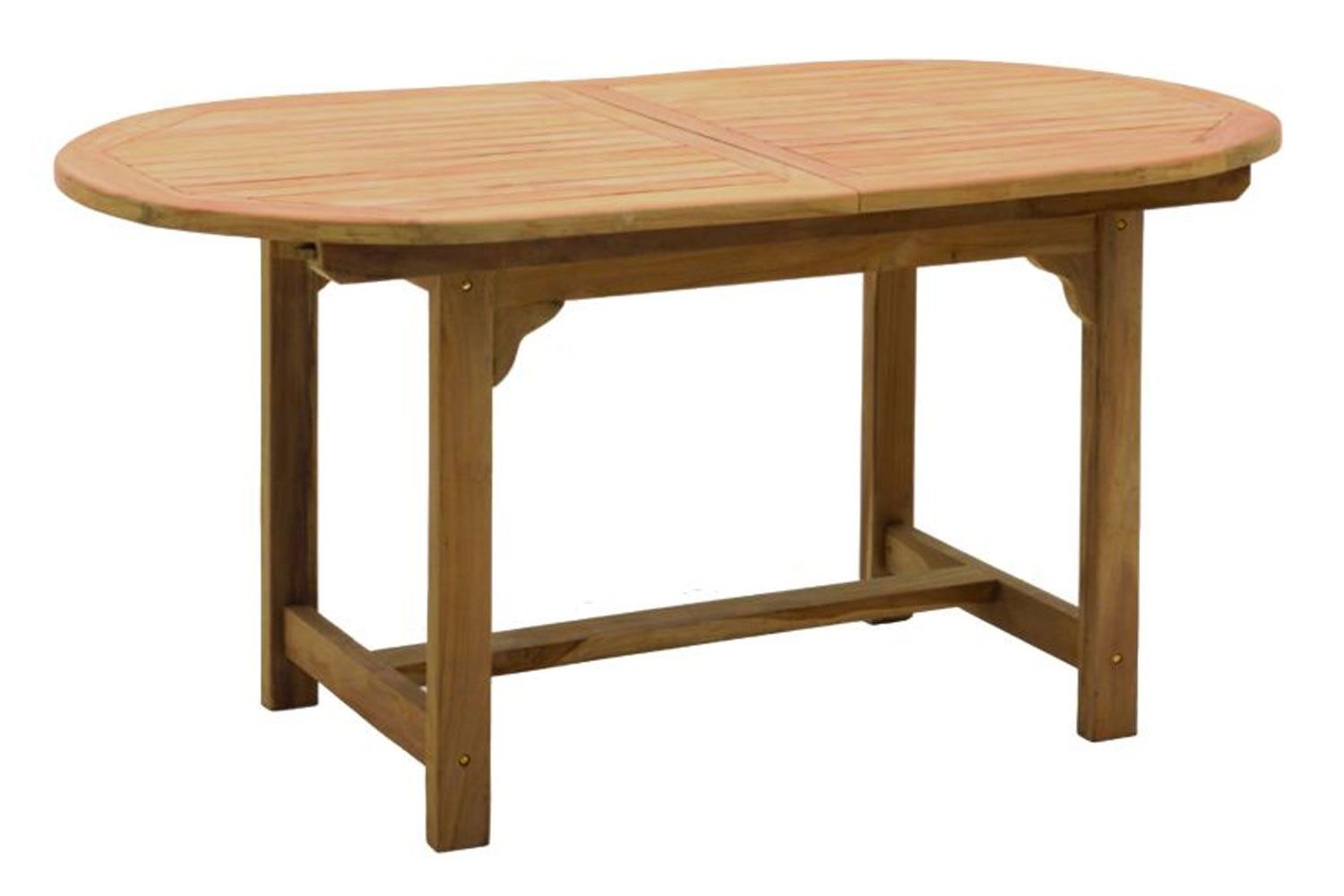 dasmöbelwerk Gartentisch Gartentisch Ela Teak Ausziehtisch oval Gartenmöbel 150/200x90x75cm