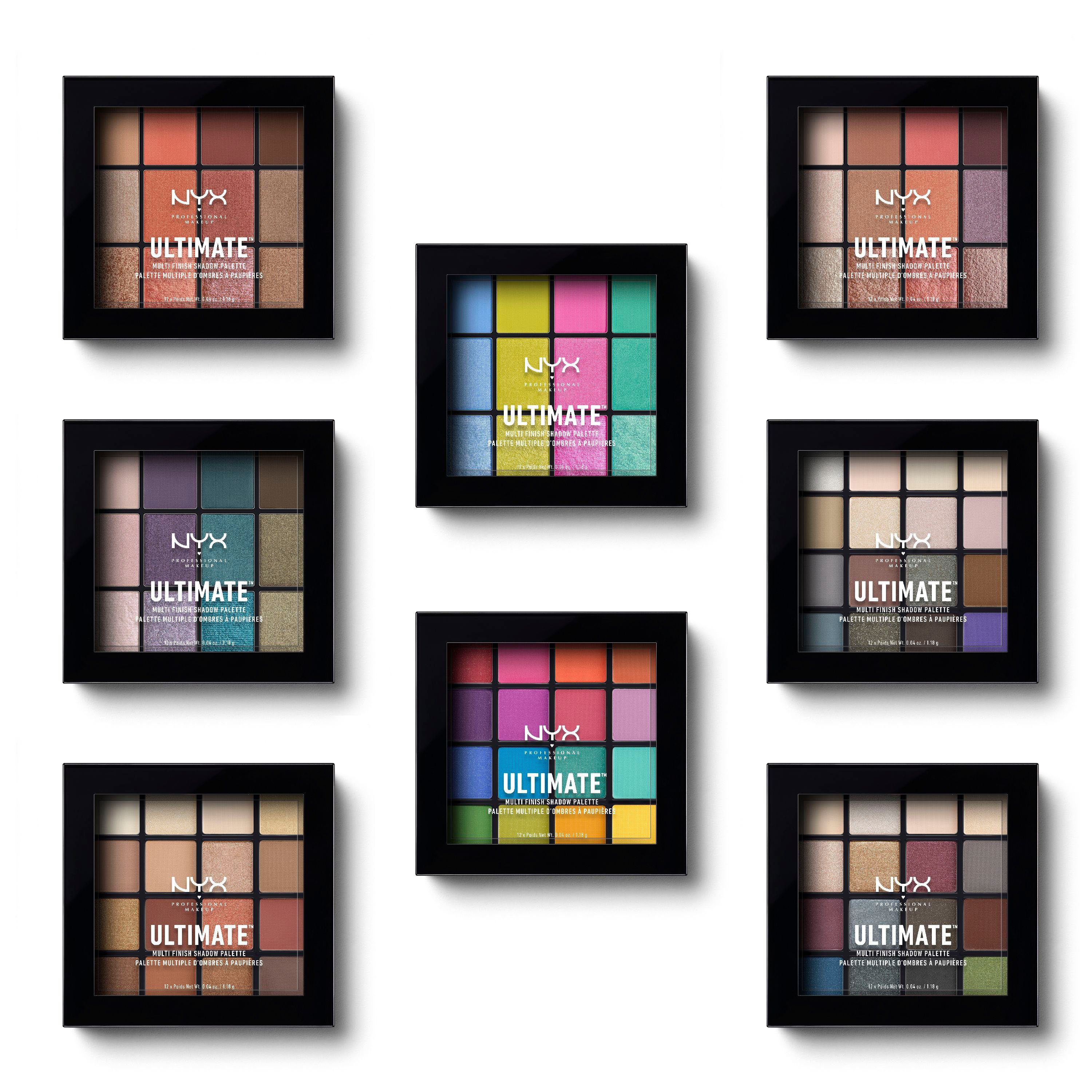 NYX Lidschatten Professional Makeup Palette Ultimate Shadow