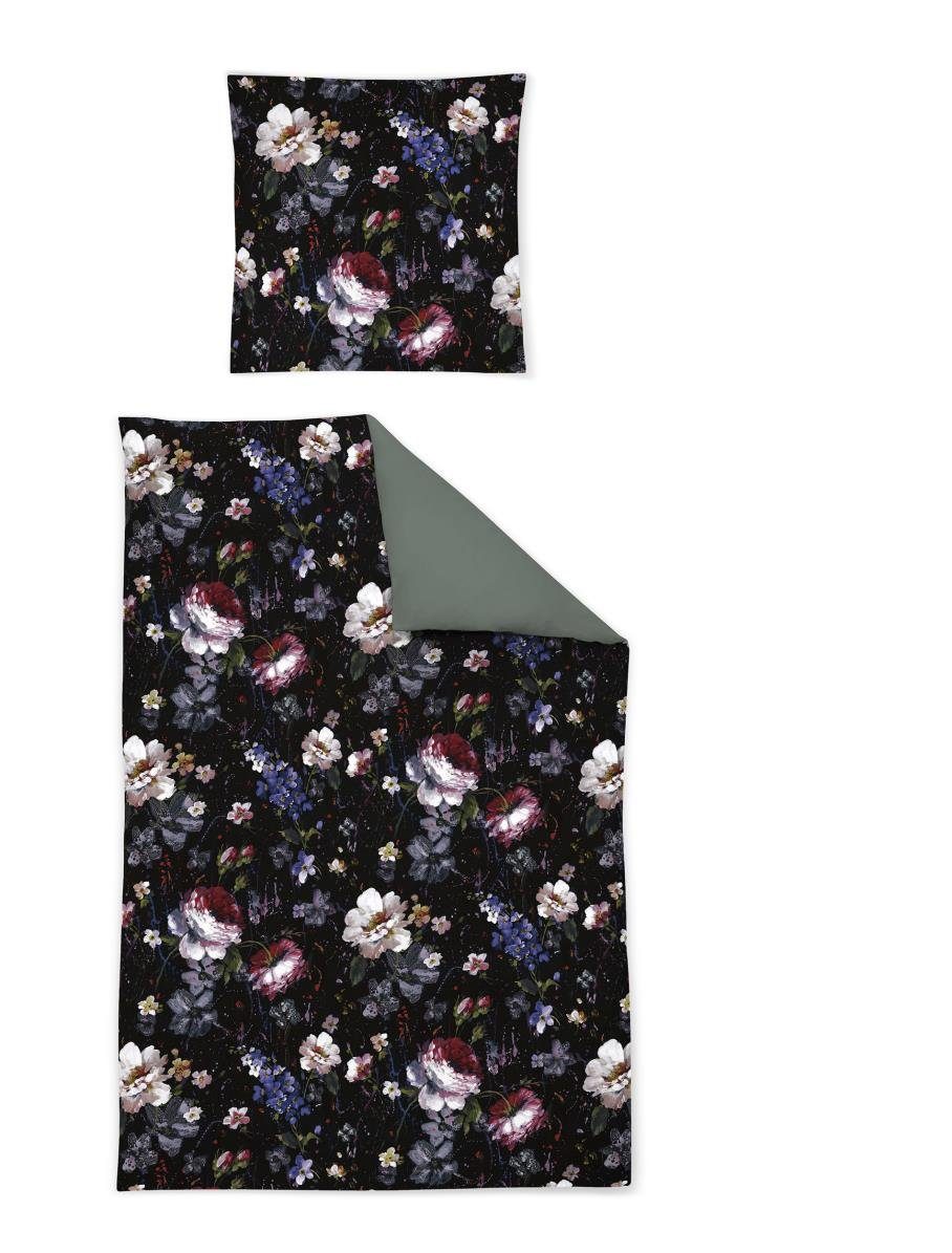 Bettwäsche »Irisette Opal Mako-Satin Bettwäsche 155x220 Rosen ...