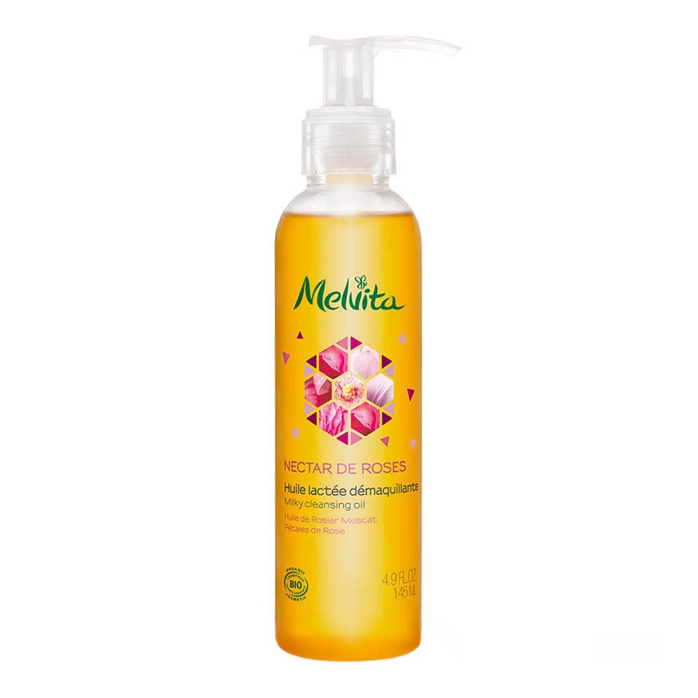 Melvita Gesichts-Reinigungscreme Nectar de Rose - Reinigungsöl 145ml