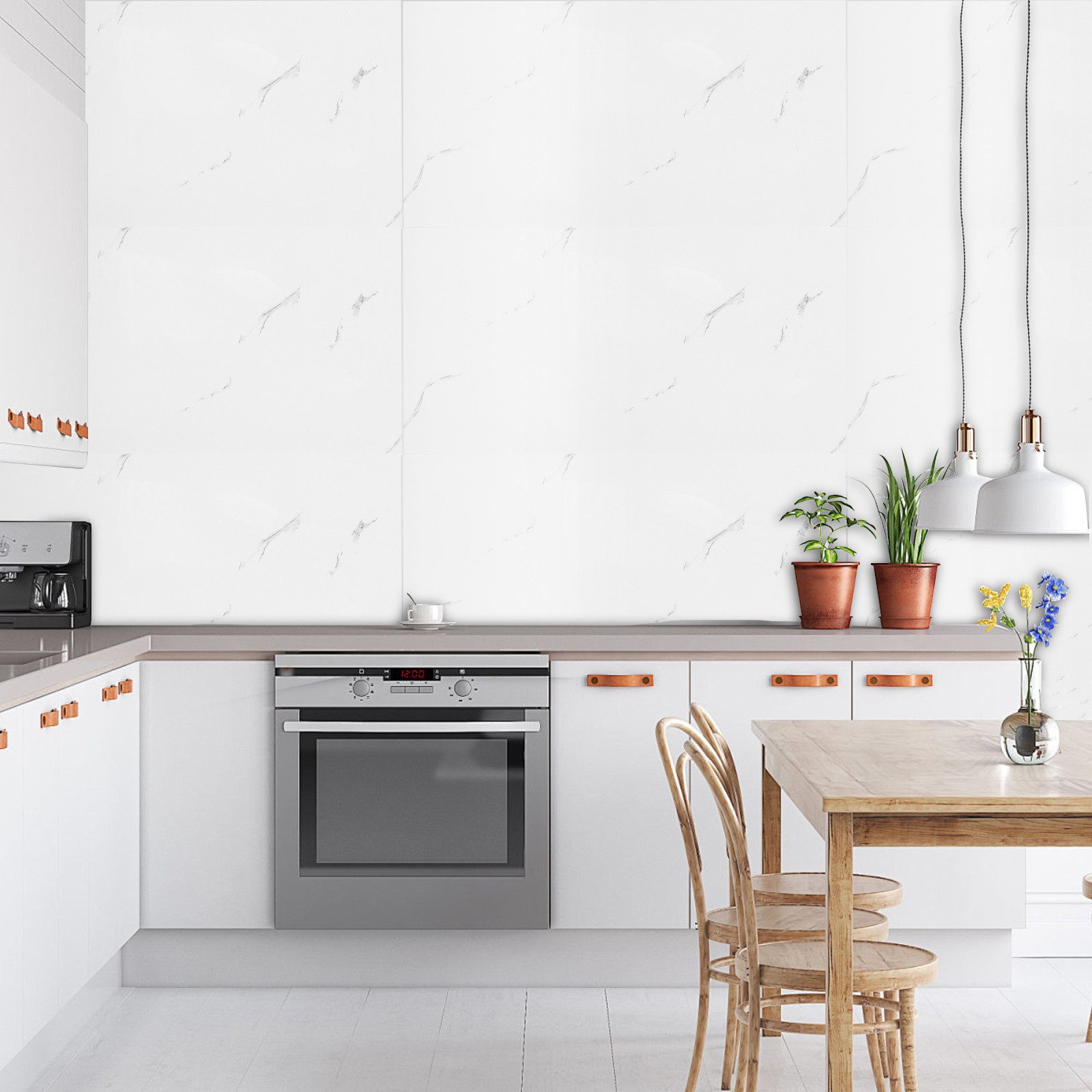 TWSOUL Wandsticker Wandaufkleber aus Keramikfliesenimitat, 30 x 60 cm, 10 S günstig online kaufen