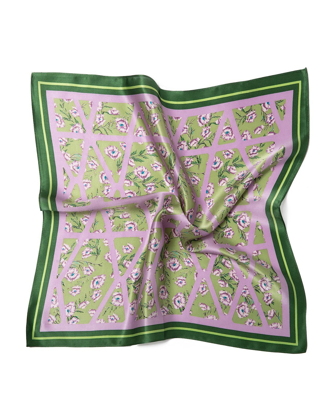 MayTree Seidentuch quadratisch Wilde Blumen 53x53cm günstig online kaufen