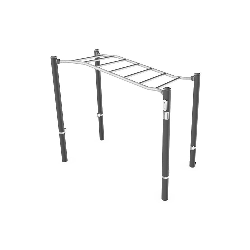 Kompan Kraftstation Outdoor-Fitnessgerät Hangelstrecke Pro, Für Outdoorfitness-Parks sowie Parkanlagen