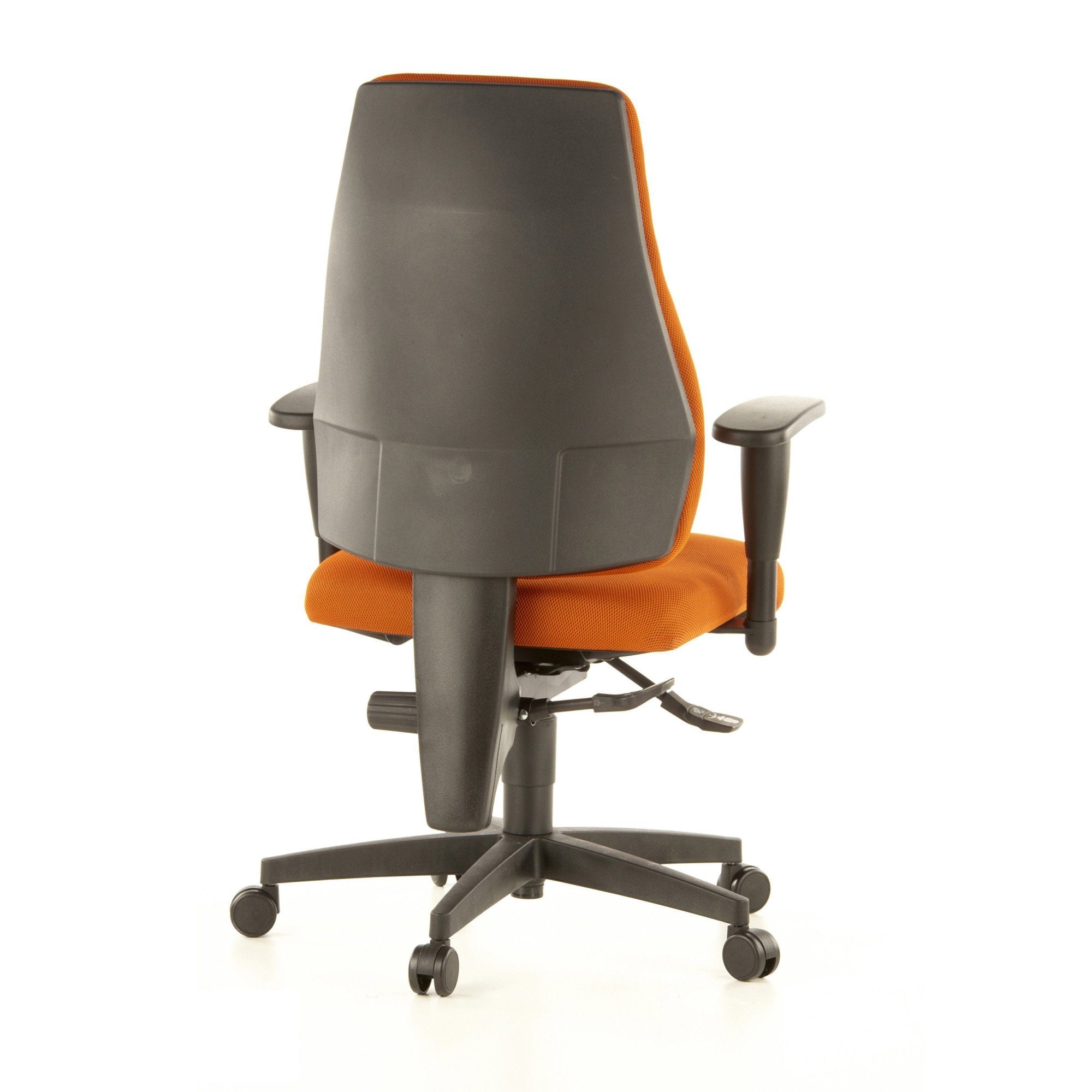TOPSTAR Profi AL.K2 LADY Bürostuhl ergonomisch SITNESS C St), Drehstuhl Orange Stoff (1 Schreibtischstuhl