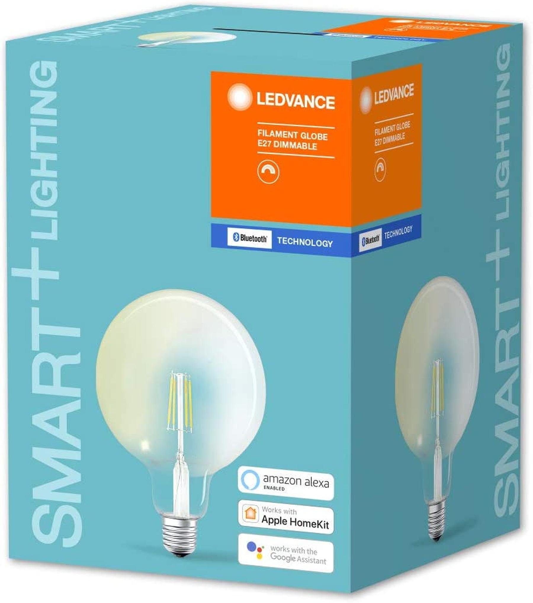 Warmweiß, Filament Bluetooth Dimmbar,6W Mesh, Lampe SMARTEplus E27, E27 Ledvance Leuchte Glühbirne LED-Filament