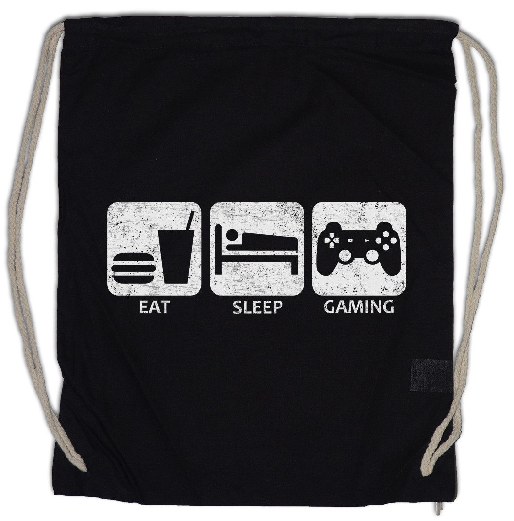 Turnbeutel Eat Sleep Gaming Turnbeutel Gamer Gaming Arcade PC Konsole Joypad