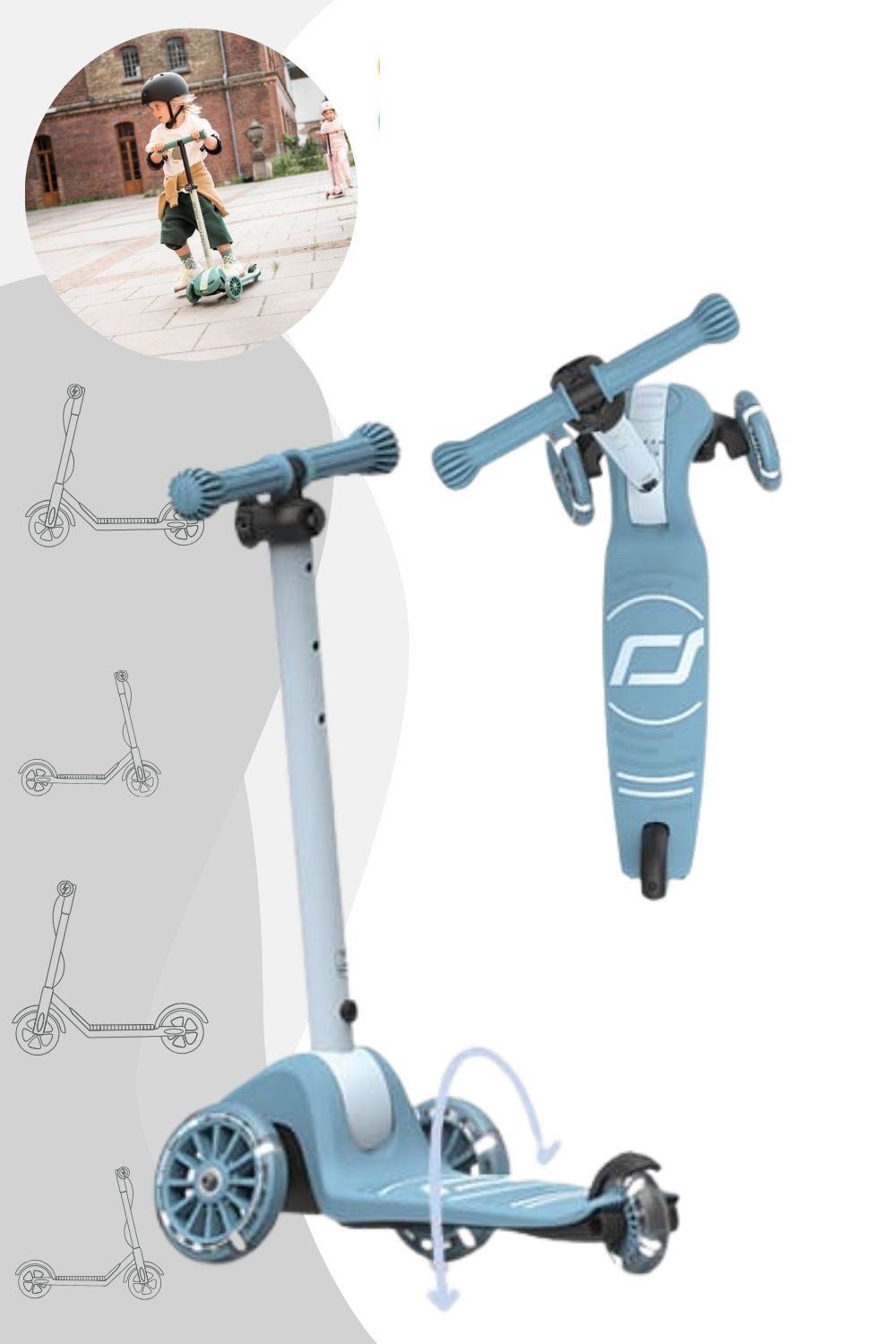 Globber Laufrad Highwaykick 3S - Scooter / Kickboard