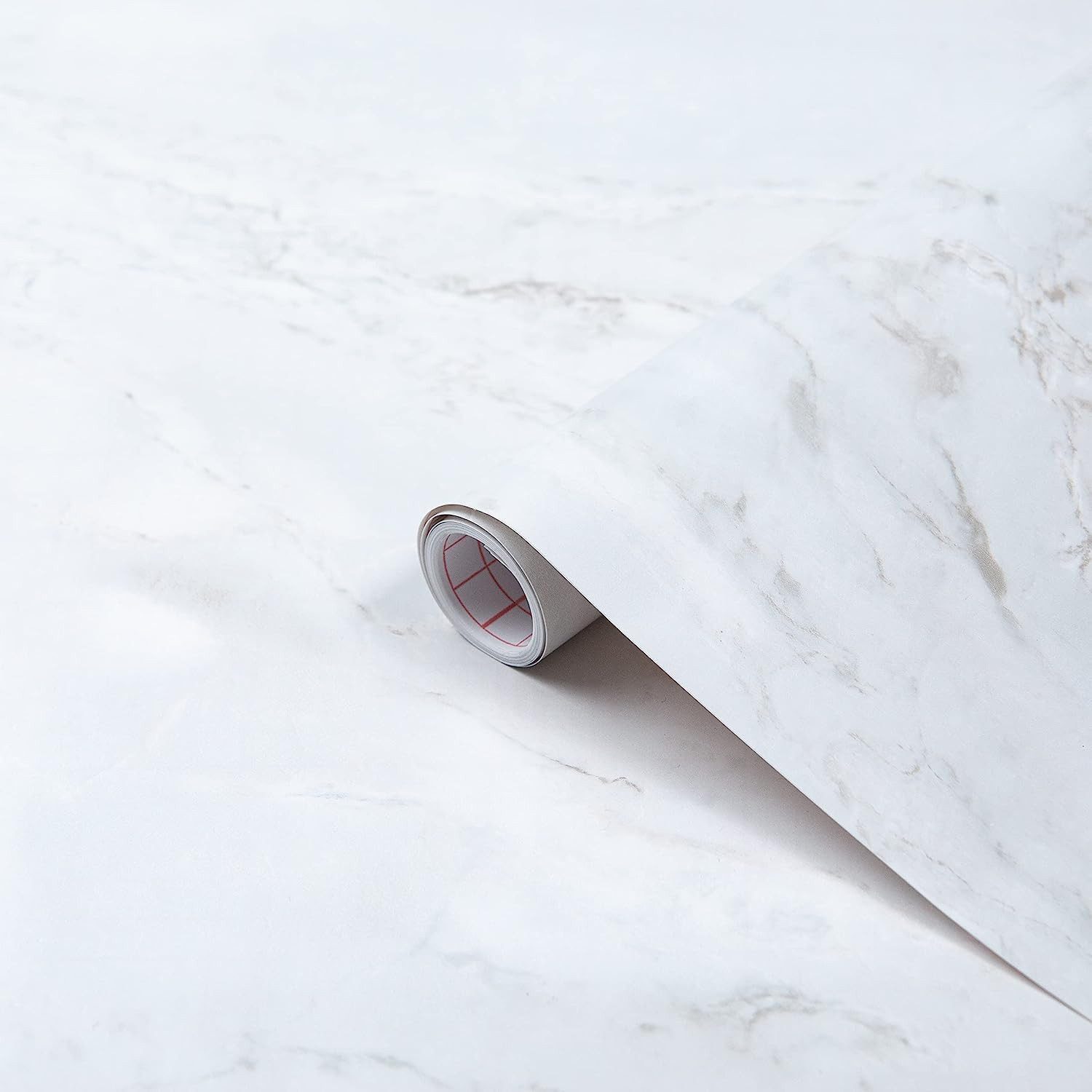 d-c-fix Möbelfolie selbstklebend Marmoroptik matt Klebefolie für Möbel Küche Deko, (Designfolie Romeo matt-white), Selbstklebefolie - Zuschneidbar, abwischbar & rückstandslos entfernbar