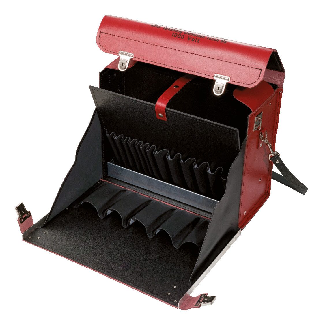 KS Tools Werkzeugkoffer, Leer, Leder