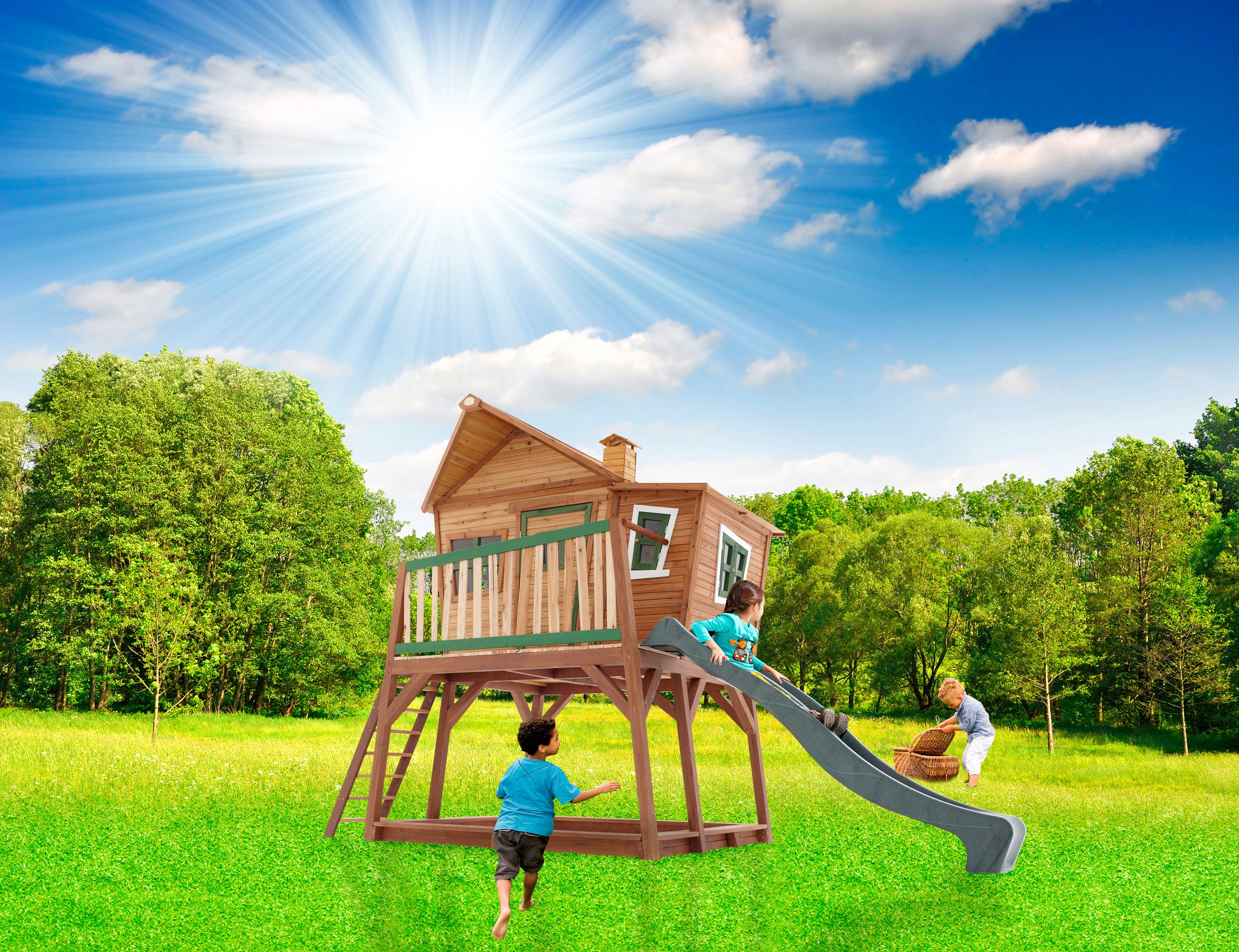 AXI Spielturm Max, BxTxH: 432x193x288 cm