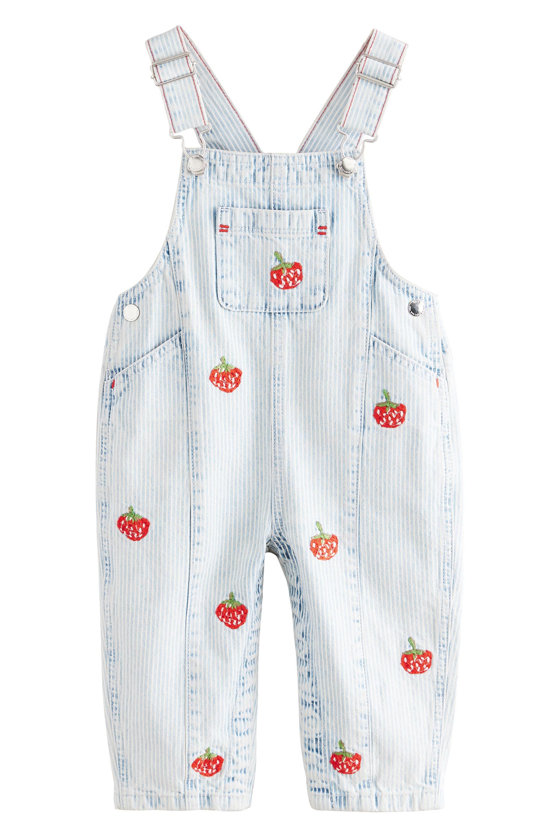 Latzhose Latzhose mit Erdbeeren aus 100 % Baumwolle