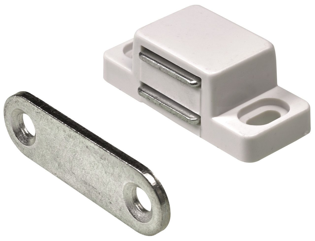 Hettich Möbelbeschlag Hettich Magnetschnäpper 13 x 15 x 35 mm weiß 4 kg
