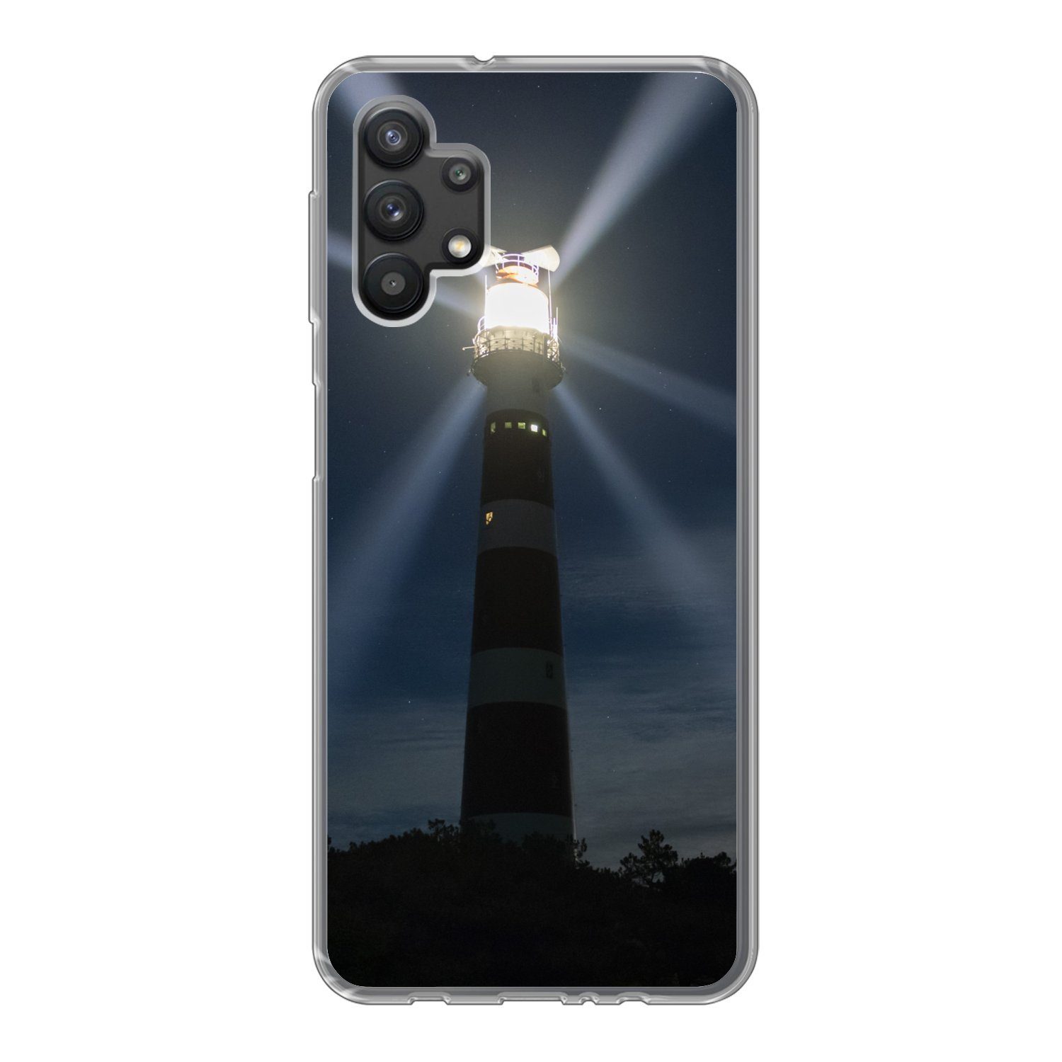 Handyhülle Leuchtturm von Ameland in der Abenddämmerung