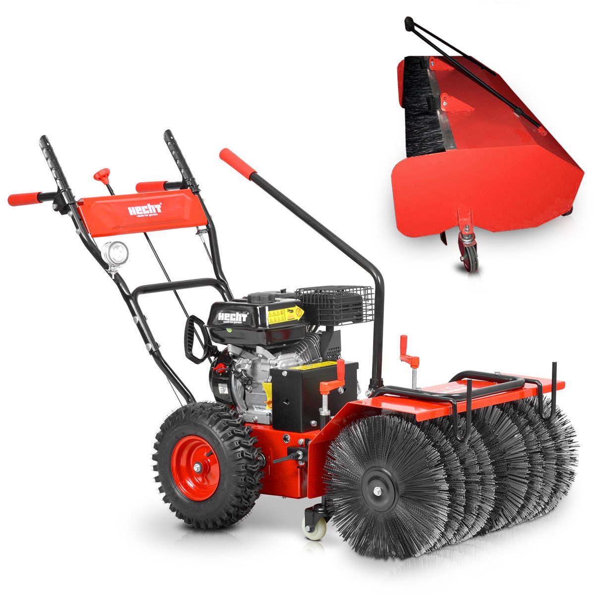 Benzin-Kehrmaschine 8616 SE mit Auffangbehälter