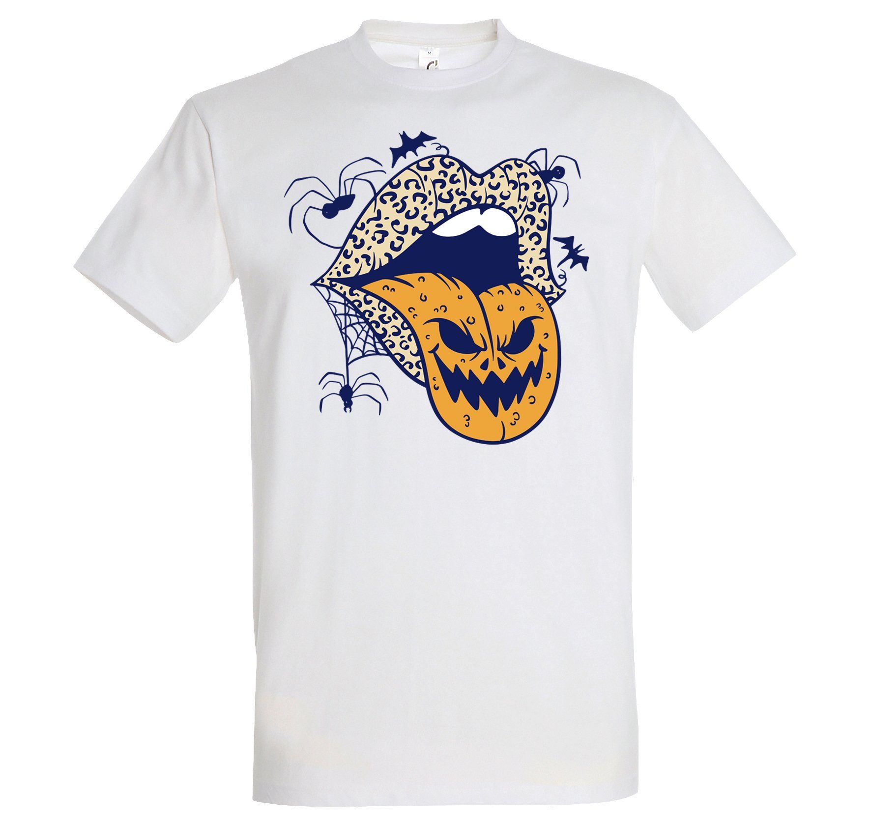 Youth Designz T-Shirt Halloween Lippen Herren T-Shirt Horror Logo im Fun-Look mit trendigem Motiv