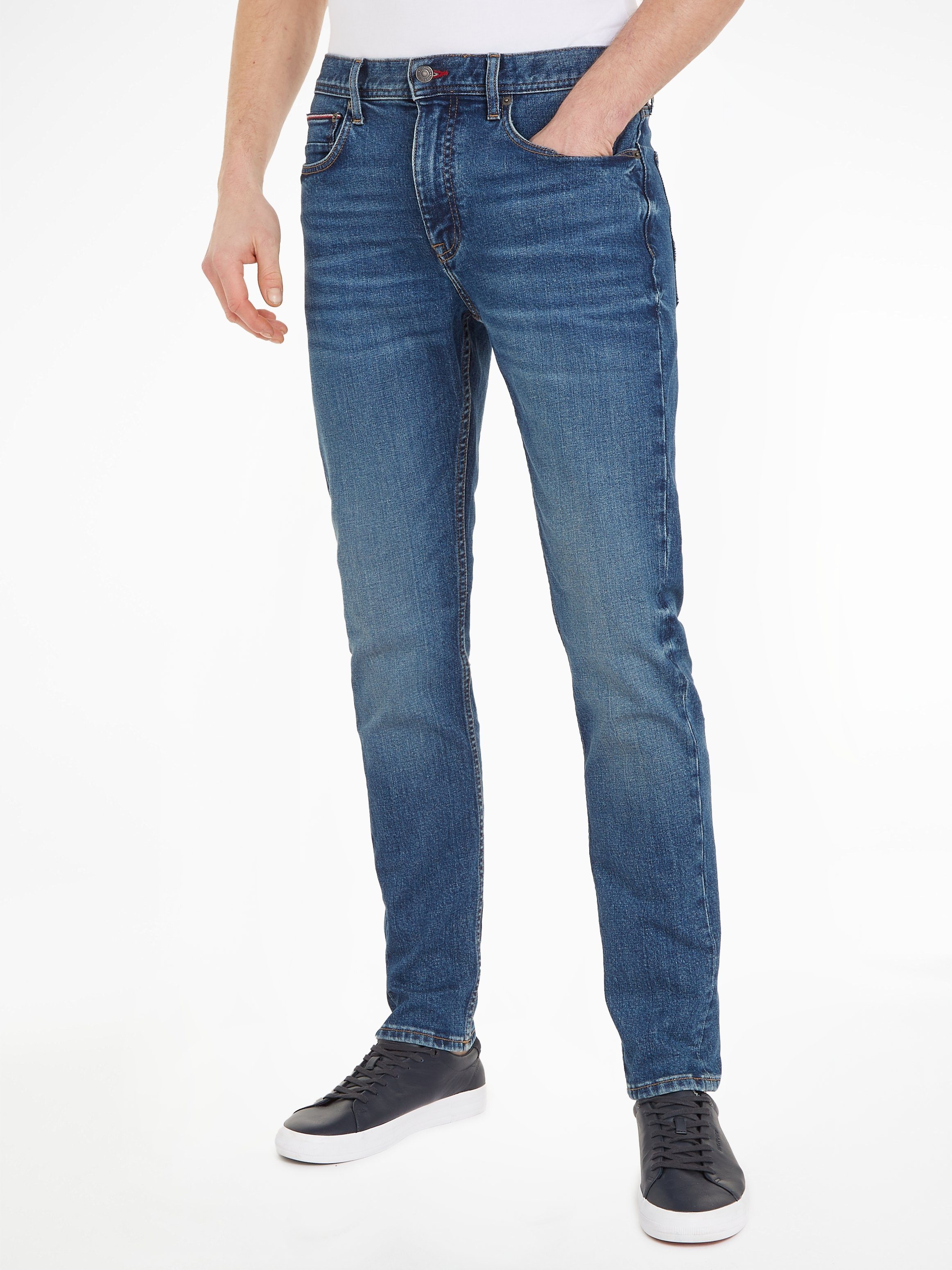 Tommy Hilfiger Tapered-fit-Jeans TAPERED HOUSTON PSTR siegel blue