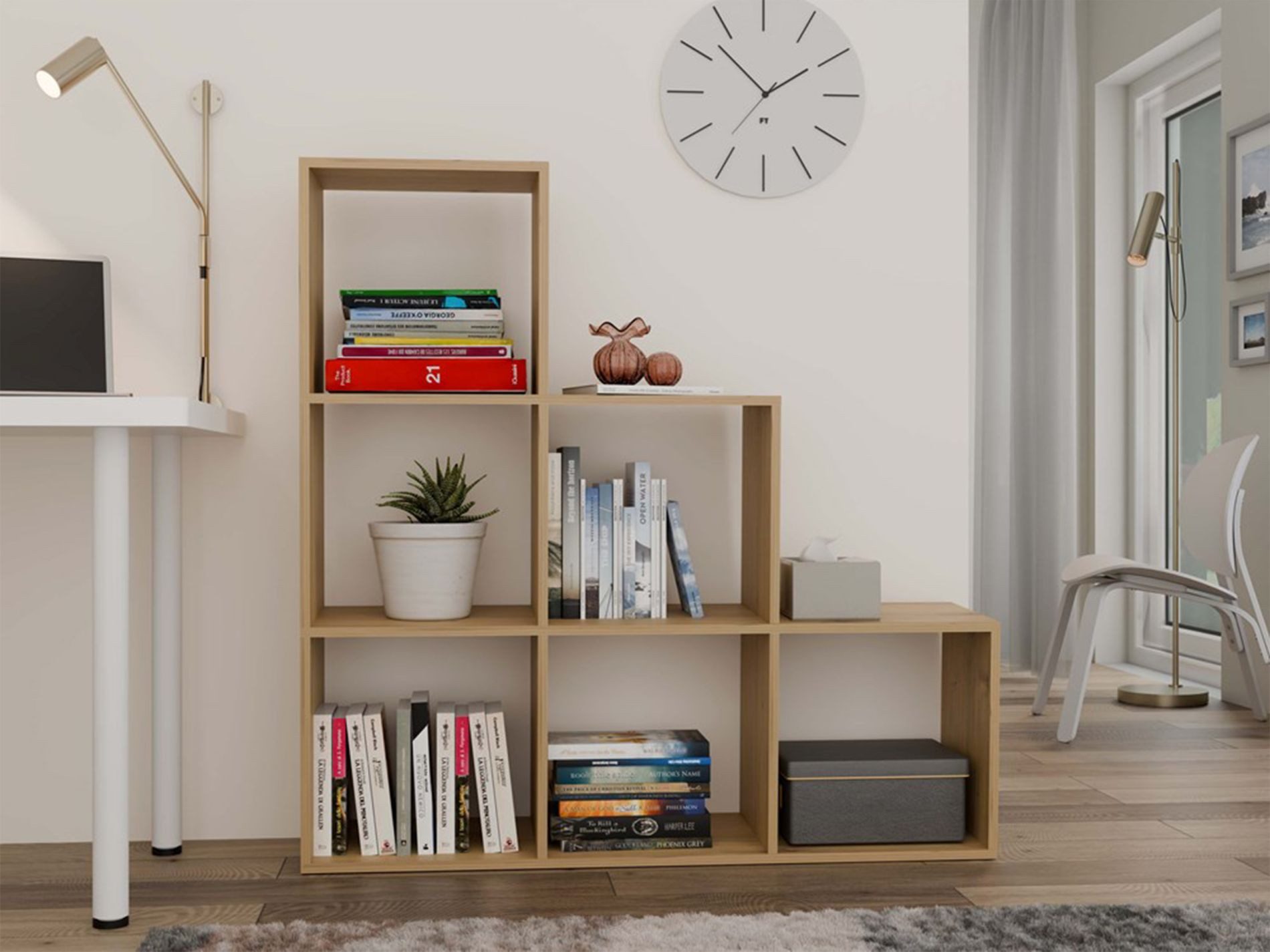 Selsey Standregal STEPI, Stufenregal mit 6 günstig online kaufen