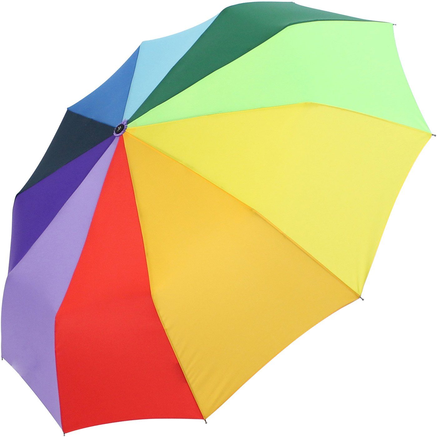 iX-brella Taschenregenschirm »Regenbogenschirm 10-teilig mit Auf-Zu- Automatik«, extra stabil, bringt Farbe in den grauen Regentag online kaufen  | OTTO