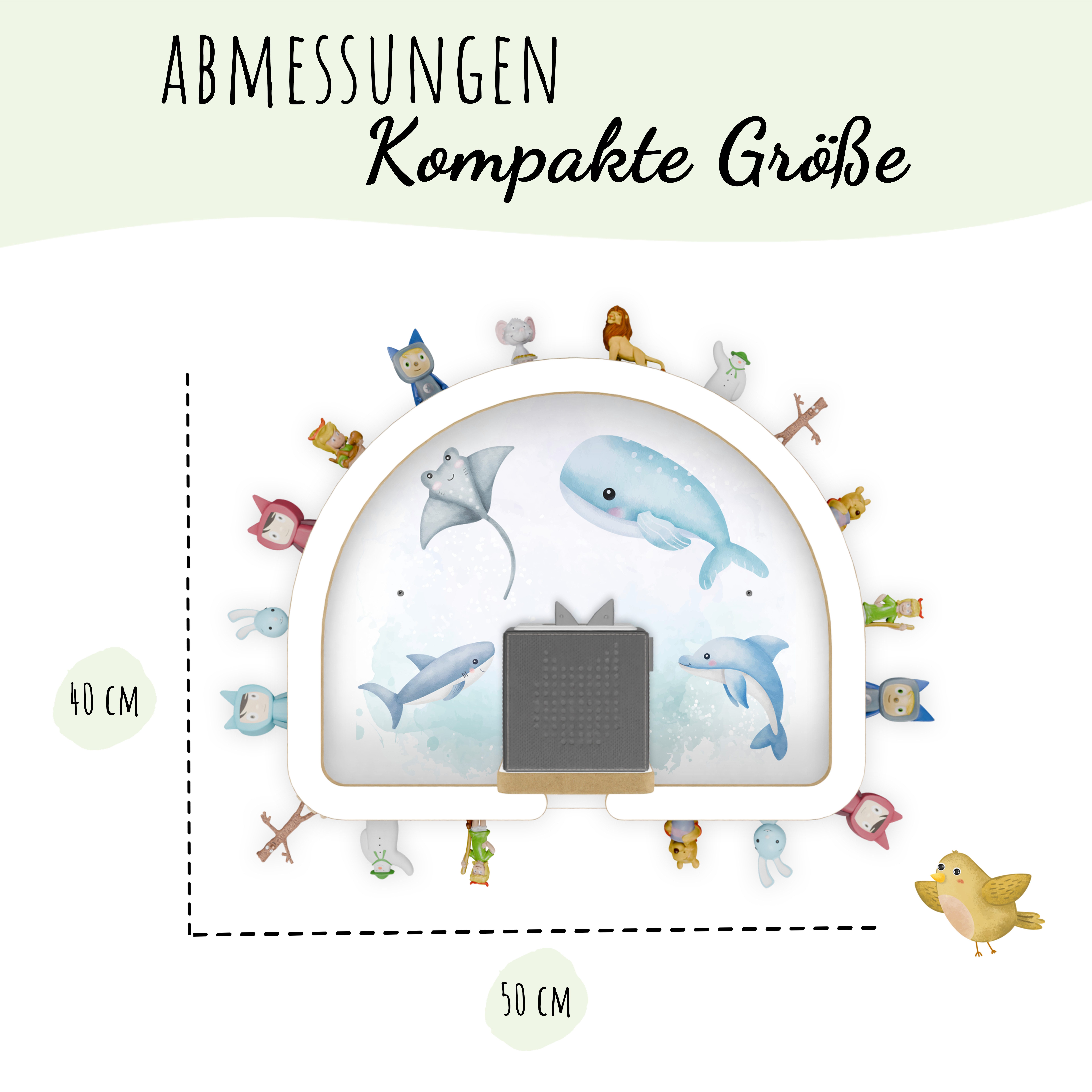 Holzura Kinderregal Tonie Regal Regenbogen mit günstig online kaufen