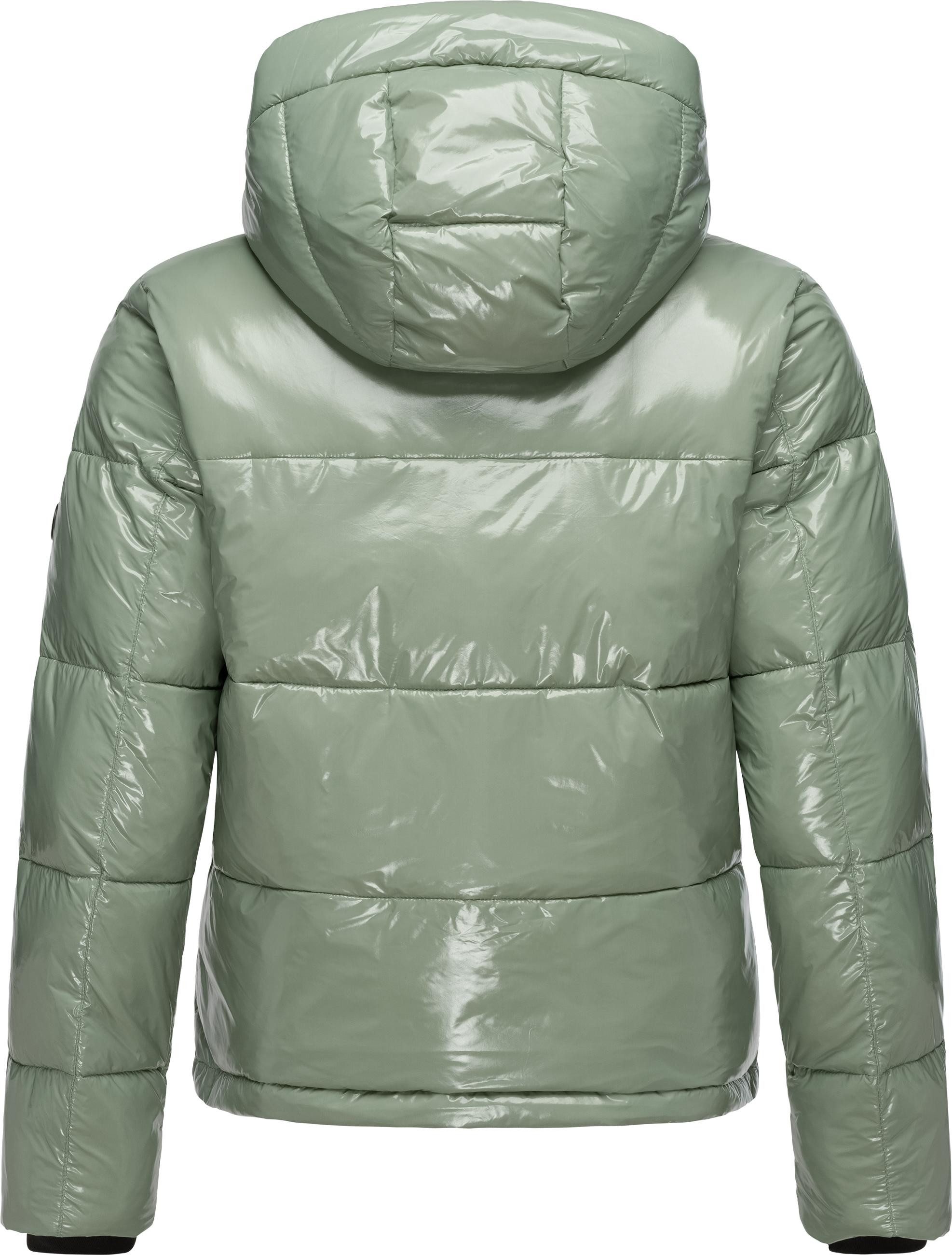Ragwear Steppjacke Roobie super stylische, gänzende Damen Winterjacke