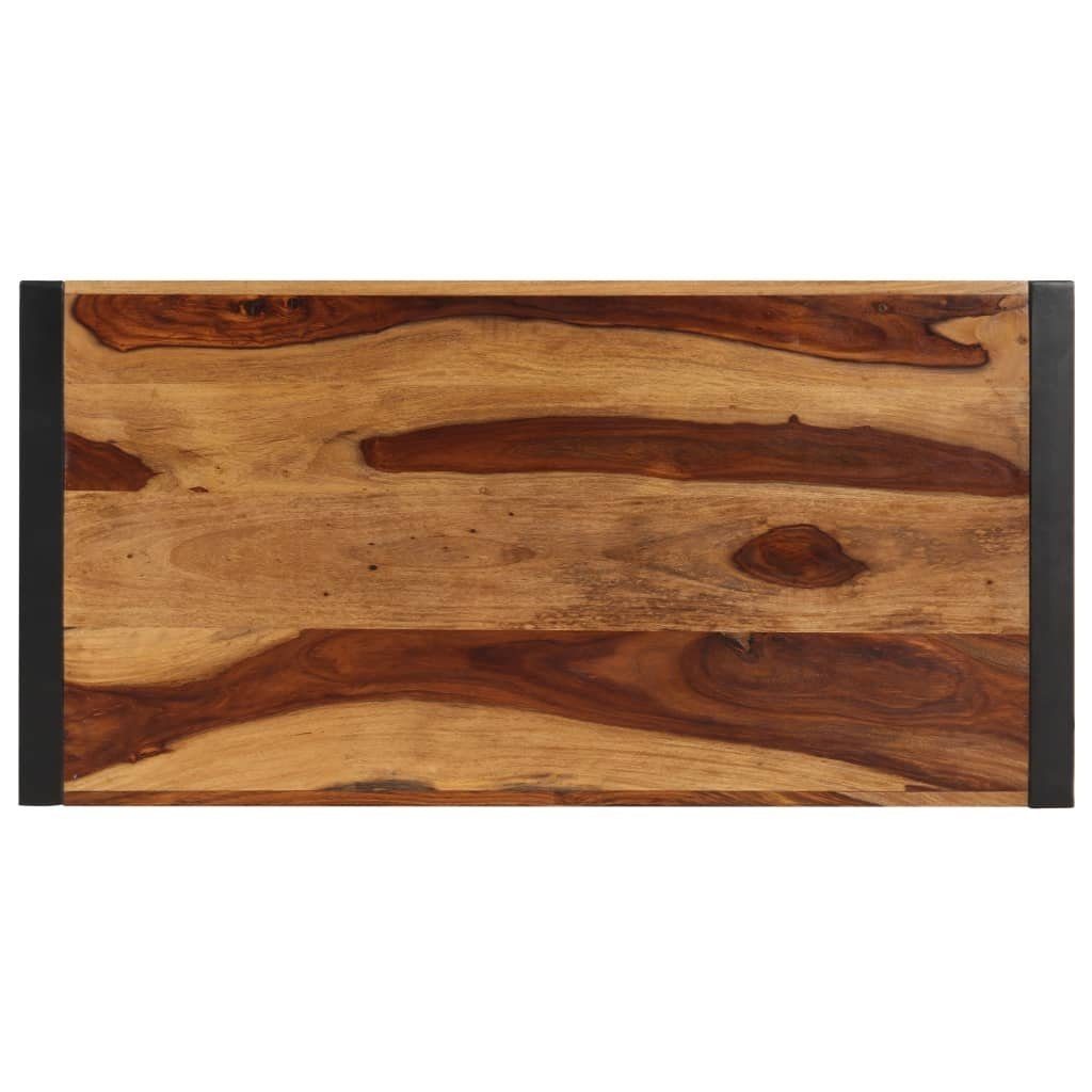 möbelando Esstisch Lauf-I (B/H/T: Massivholz, Natur, Stahl cm), 60x75x120 in schwarz aus