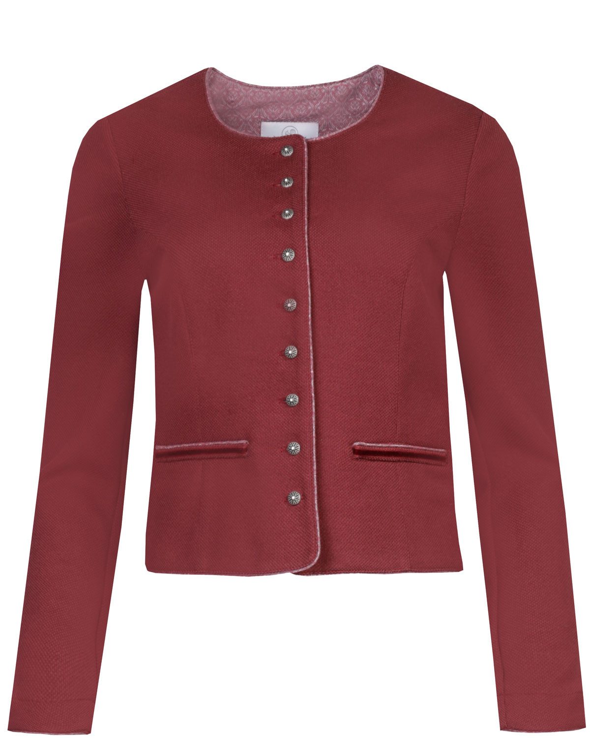 MarJo Trachtenstrickjacke 'Britta' 184000, Purpur Dark günstig online kaufen