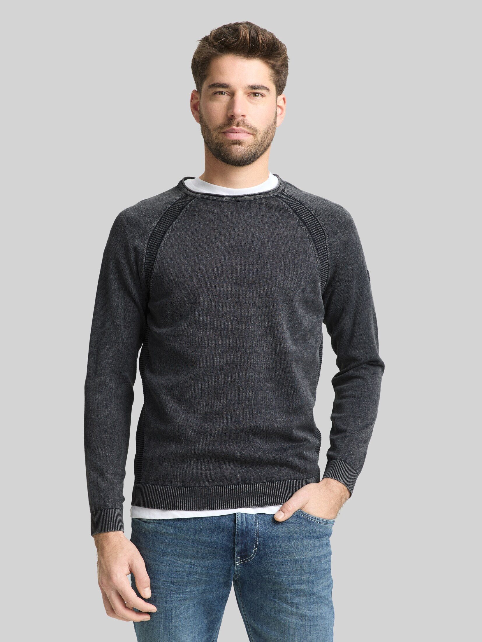 TOM TAILOR Strickpullover Pullover & Strickjacken Strickpullover aus Baumwolle