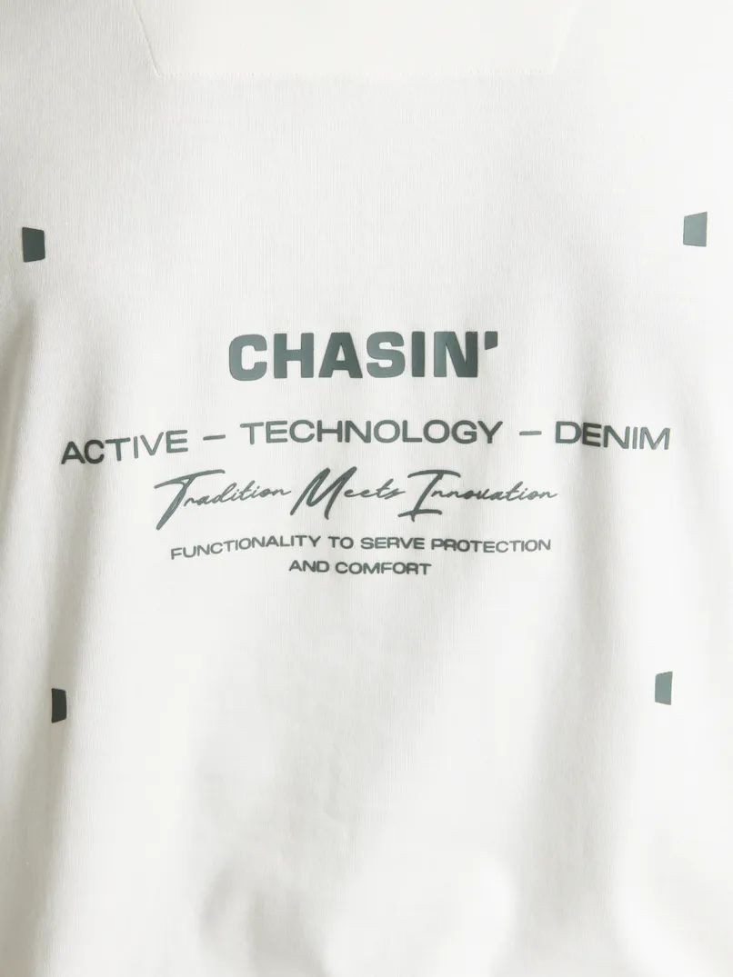 CHASIN' T-Shirt DRACO LIGHT - Herren T-Shirt im Loose Fit - Backprint - Kurzarmshirt