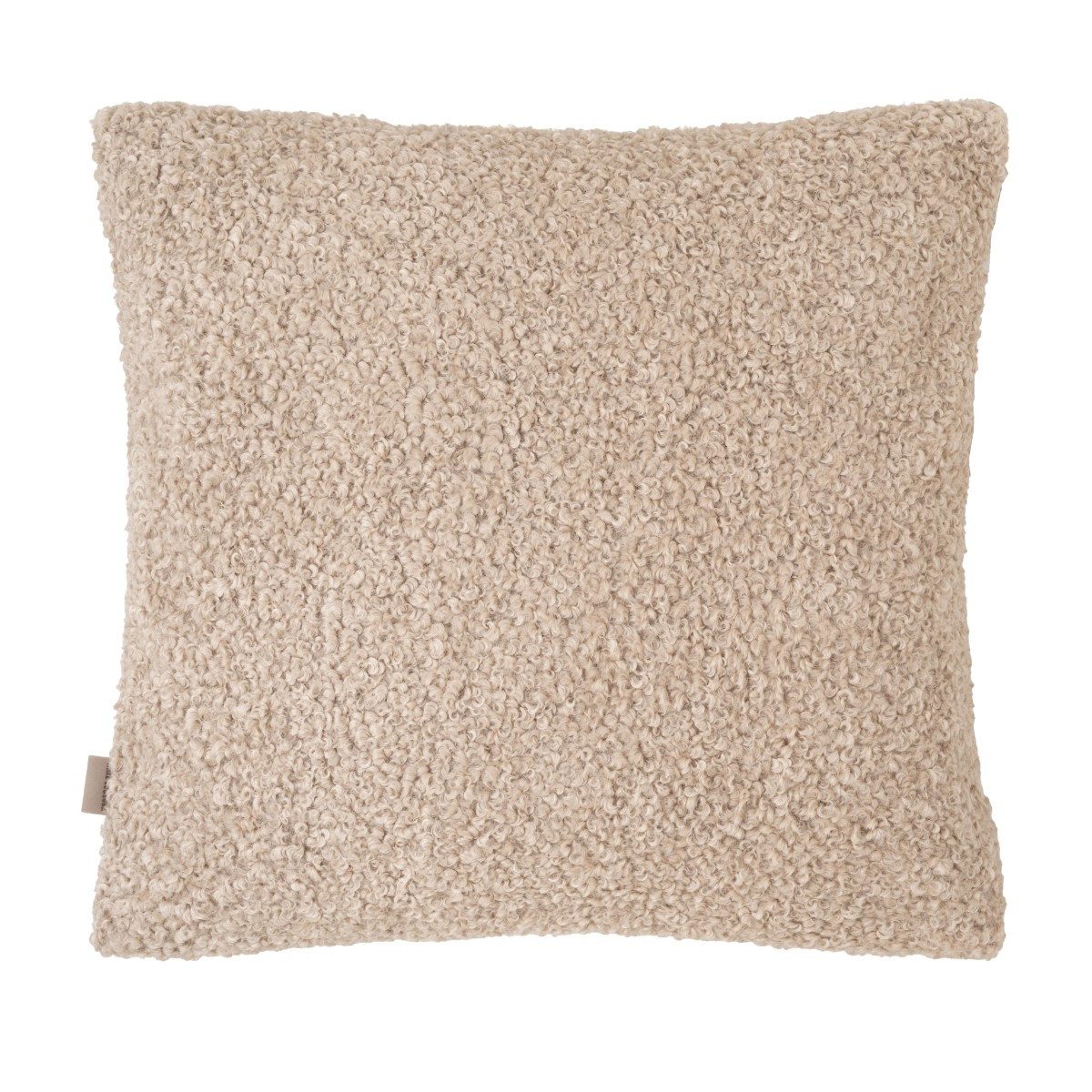 Knit Factory Dekokissen Rolf Leinen 50x50 Braun 50x50 cm, Modell Rolf